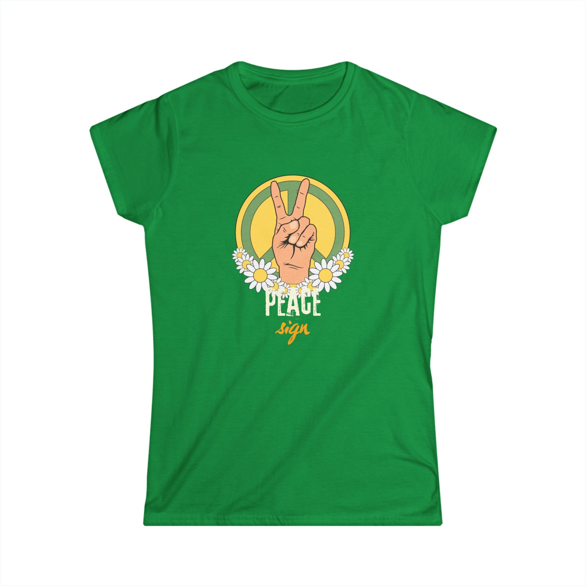 Groovy Vibes & Good Karma: Spread Peace with this Retro Peace Sign Tee