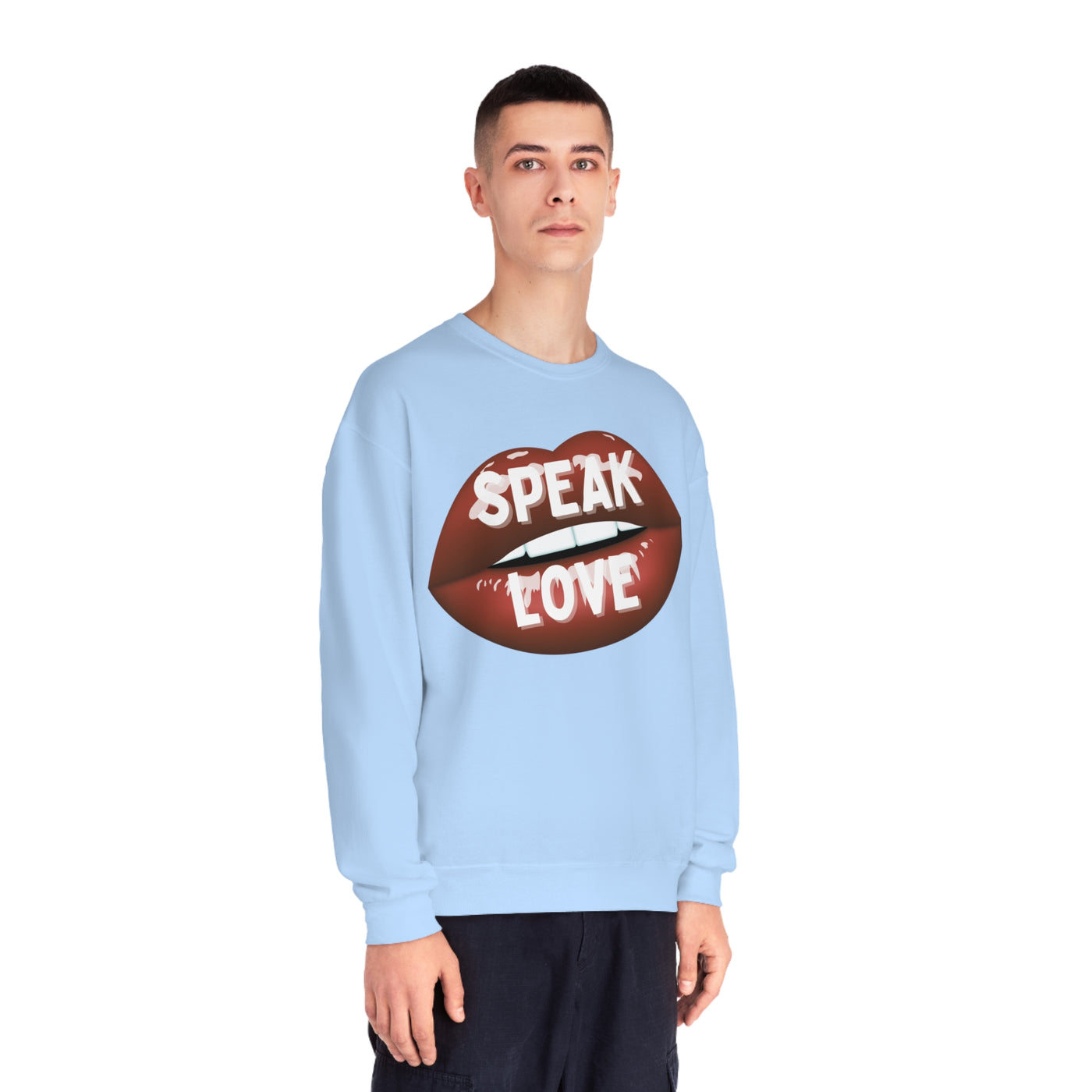 Speak Love Valentine Sweatshirt - Spread Positivity and Love