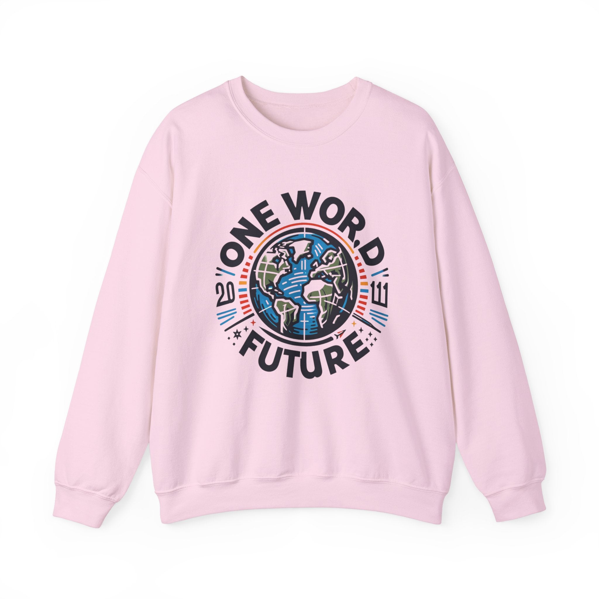 Global Unity Statement Sweatshirt: 'One World, One Future'