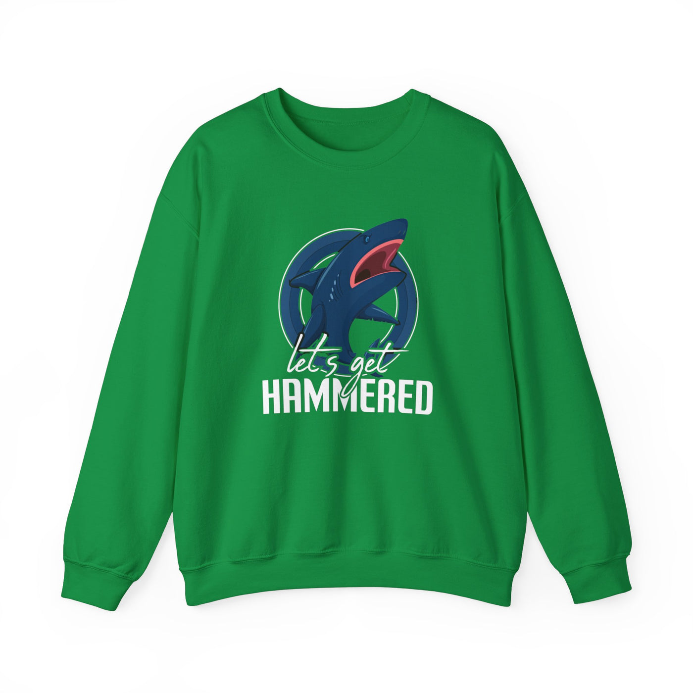 Cozy "Let's Get Hammered" Sweatshirt - Funny Drinking Quote Apparel