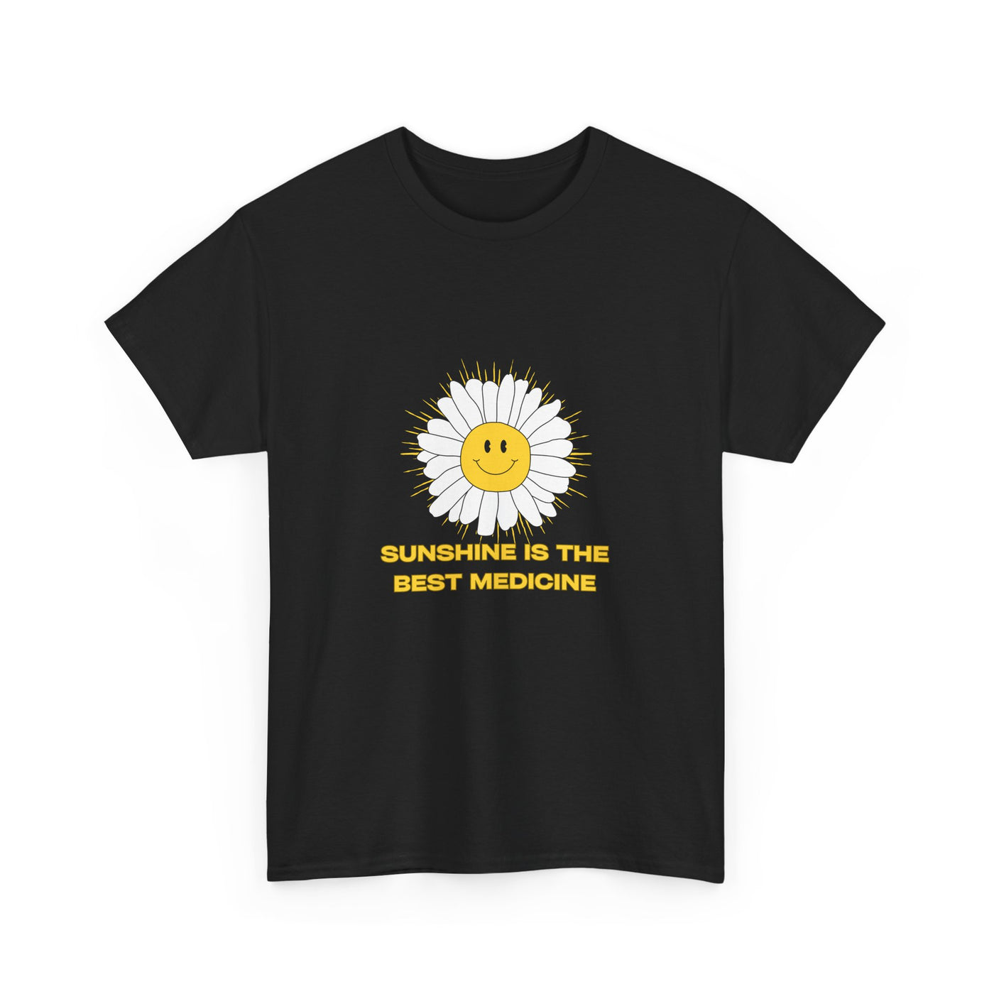 Sunshine is the Best Medicine - Inspirational Graphic T-Shirt