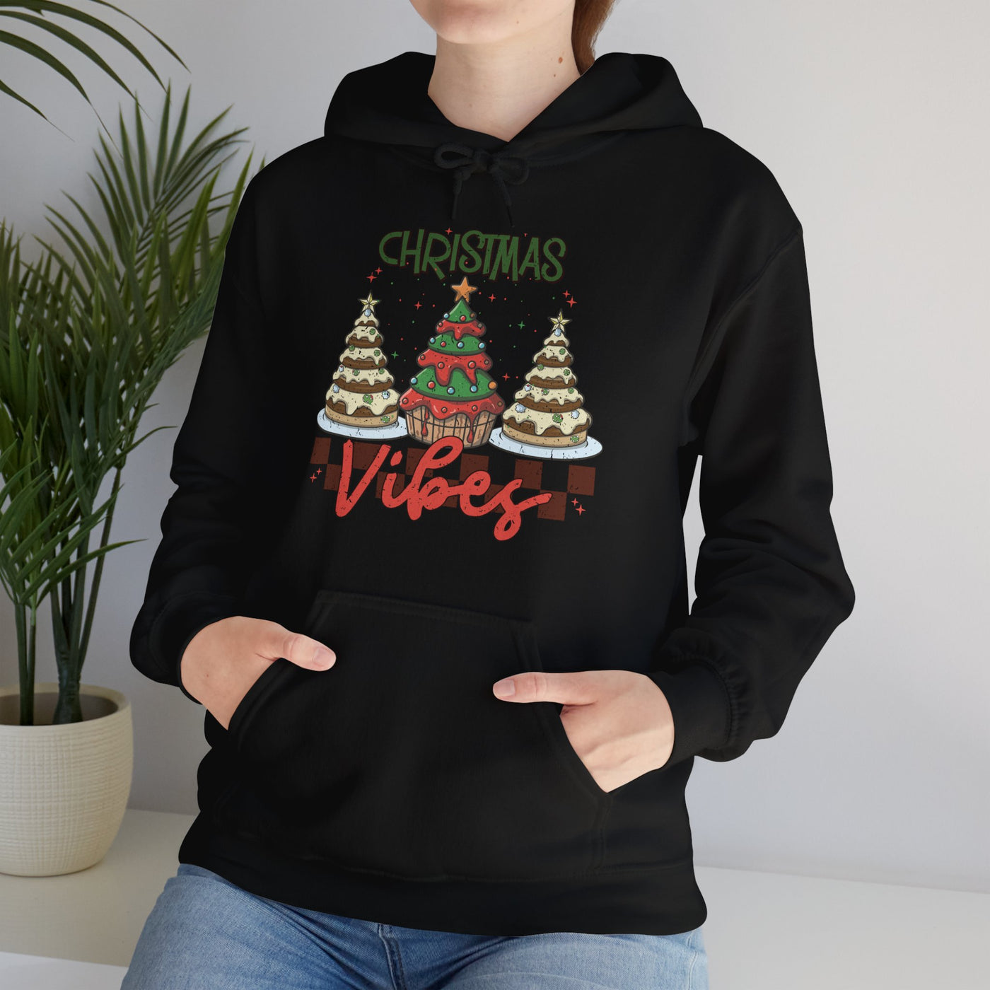 Cozy Christmas Vibes Hoodie: Spread Holiday Cheer in Style