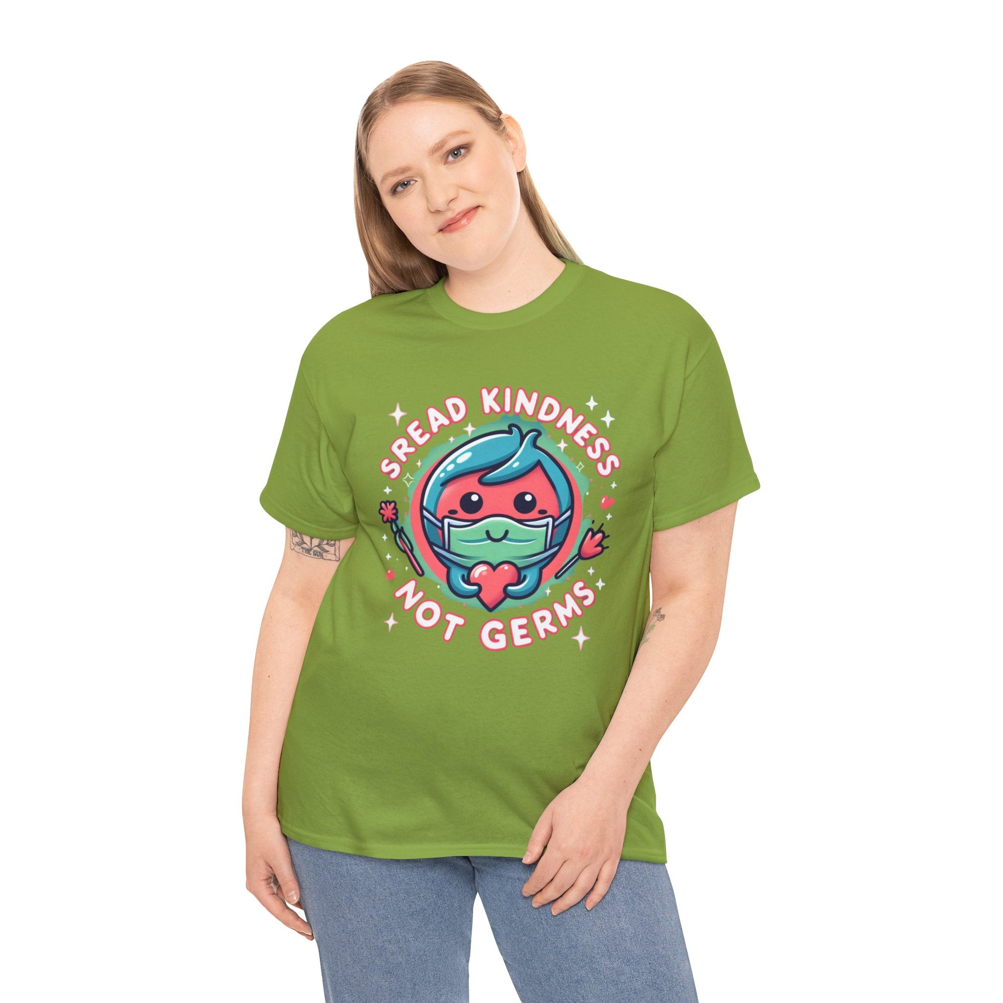 Spread Kindness, Not Germs T-Shirt: Inspire Positivity Everywhere You Go