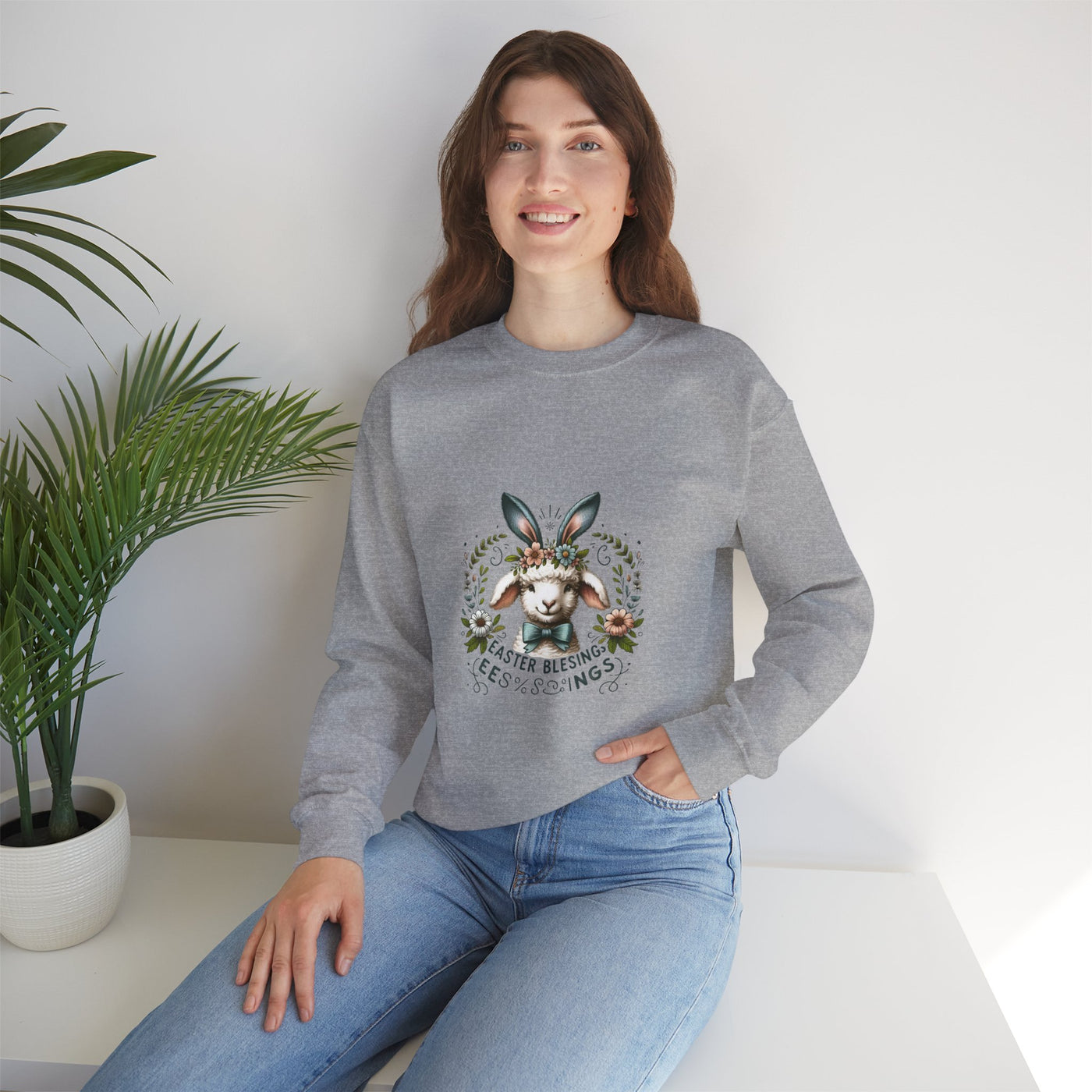 Easter Blessings Sweatshirt - Joyful Holiday Apparel for Men, Women, and Kids