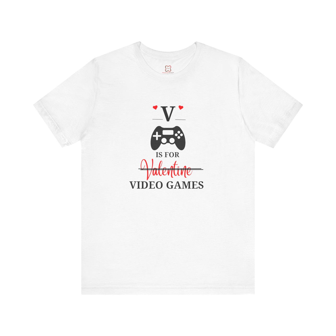 V is for Valentine - Gamer Edition T-Shirt: Level Up Your Love Life