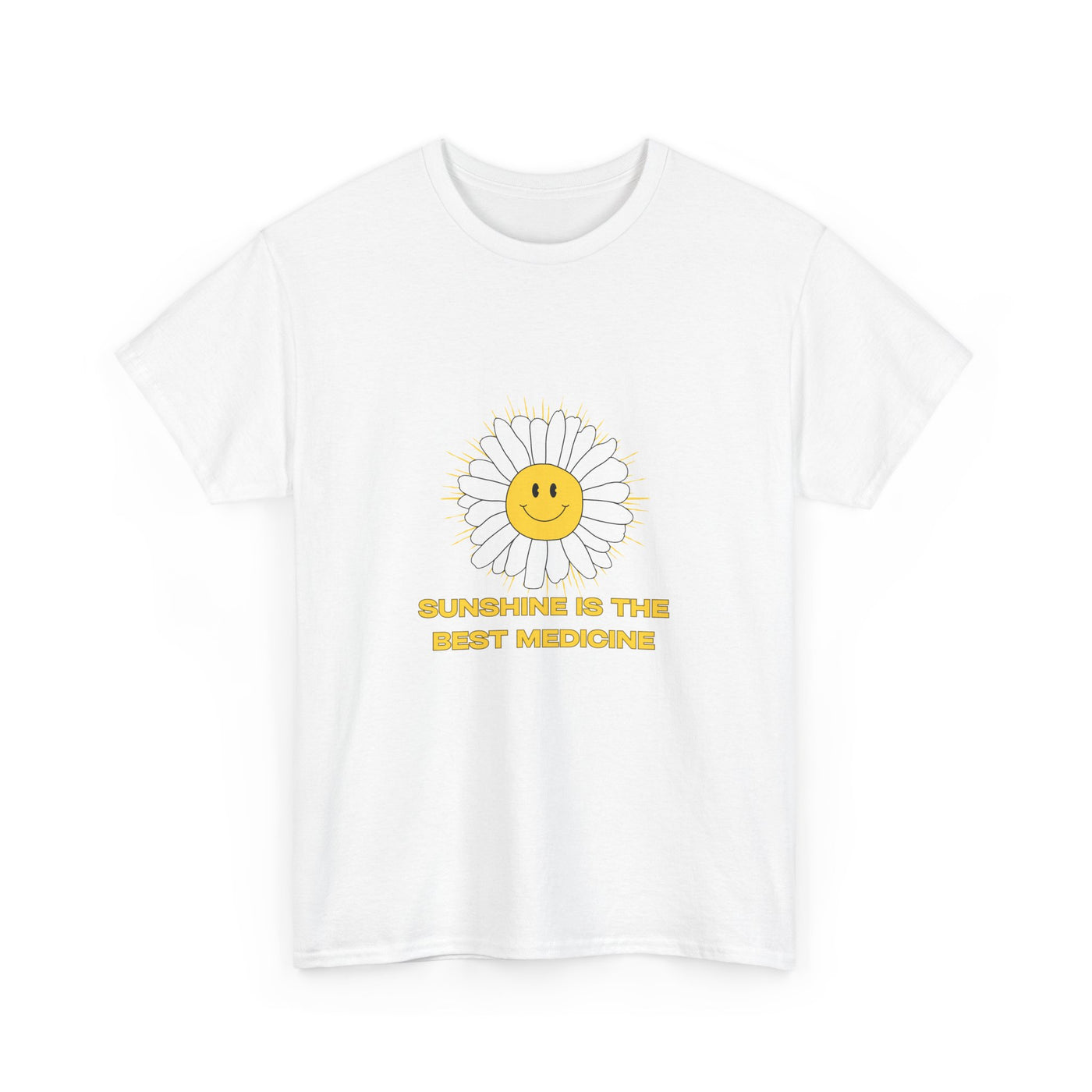 Sunshine is the Best Medicine - Inspirational Graphic T-Shirt