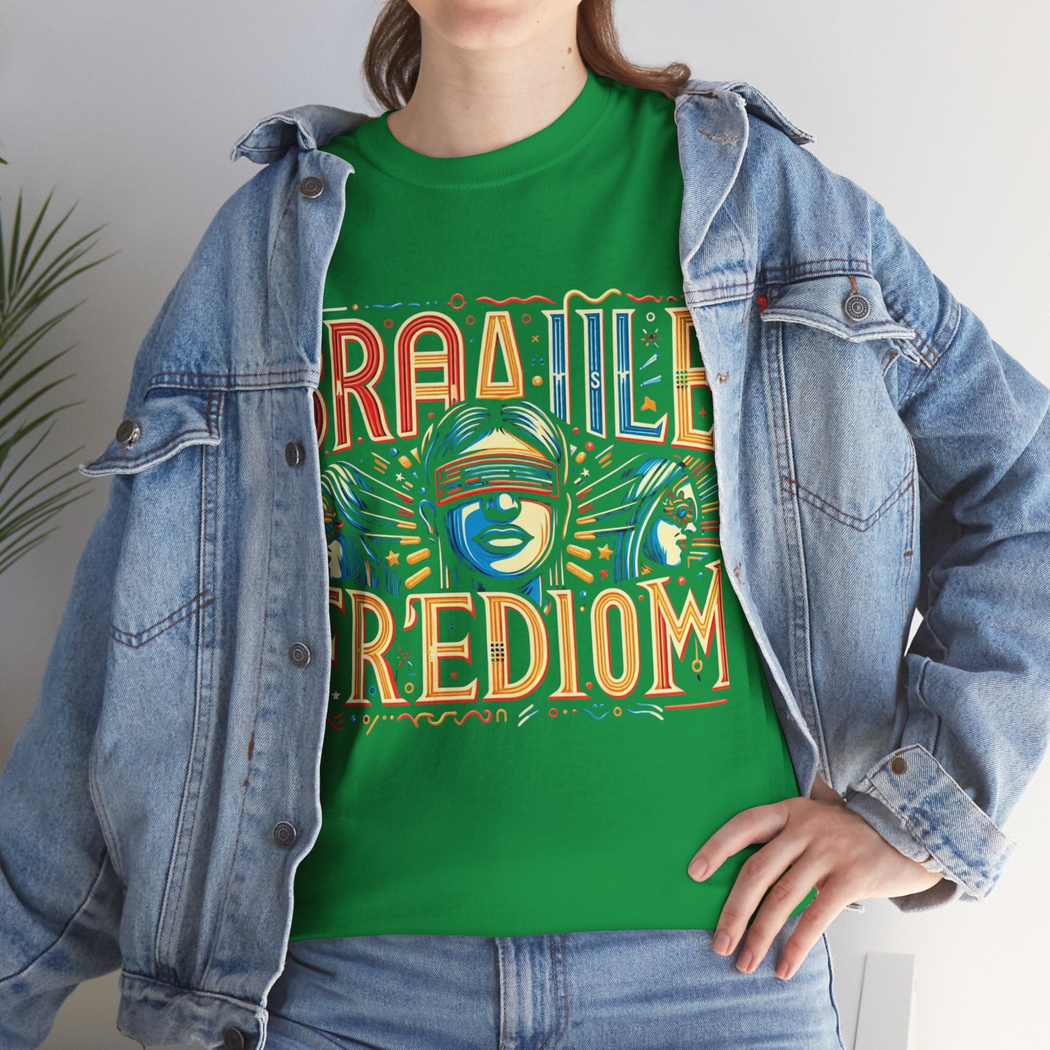 Empowerment in Braille: Braille is Freedom T-Shirt