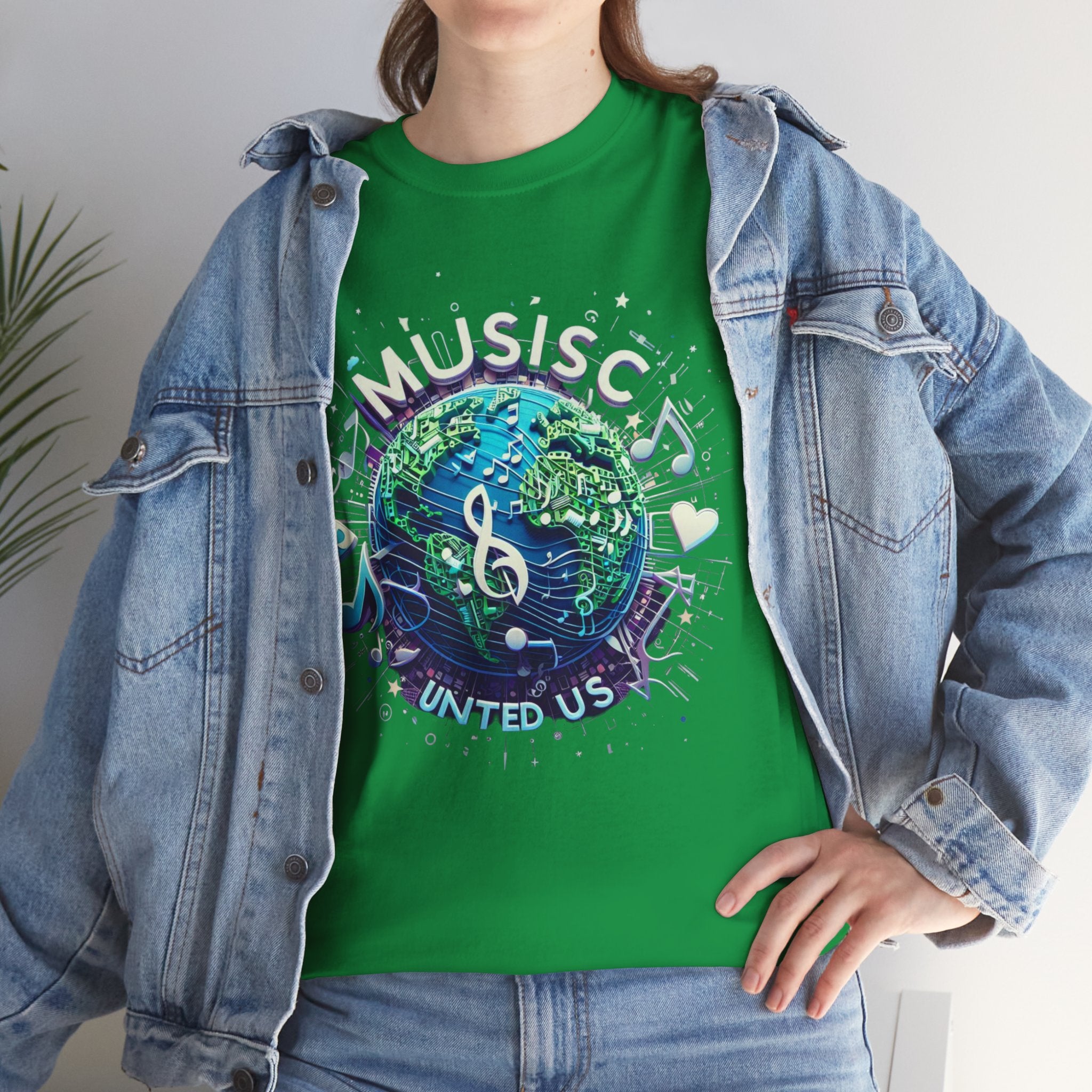 Harmony in Threads: Music Unite Us T-Shirt - Uniting Melodies in Style