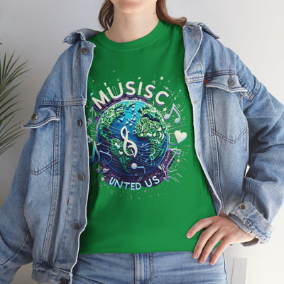 Harmony in Threads: Music Unites Us T-Shirt