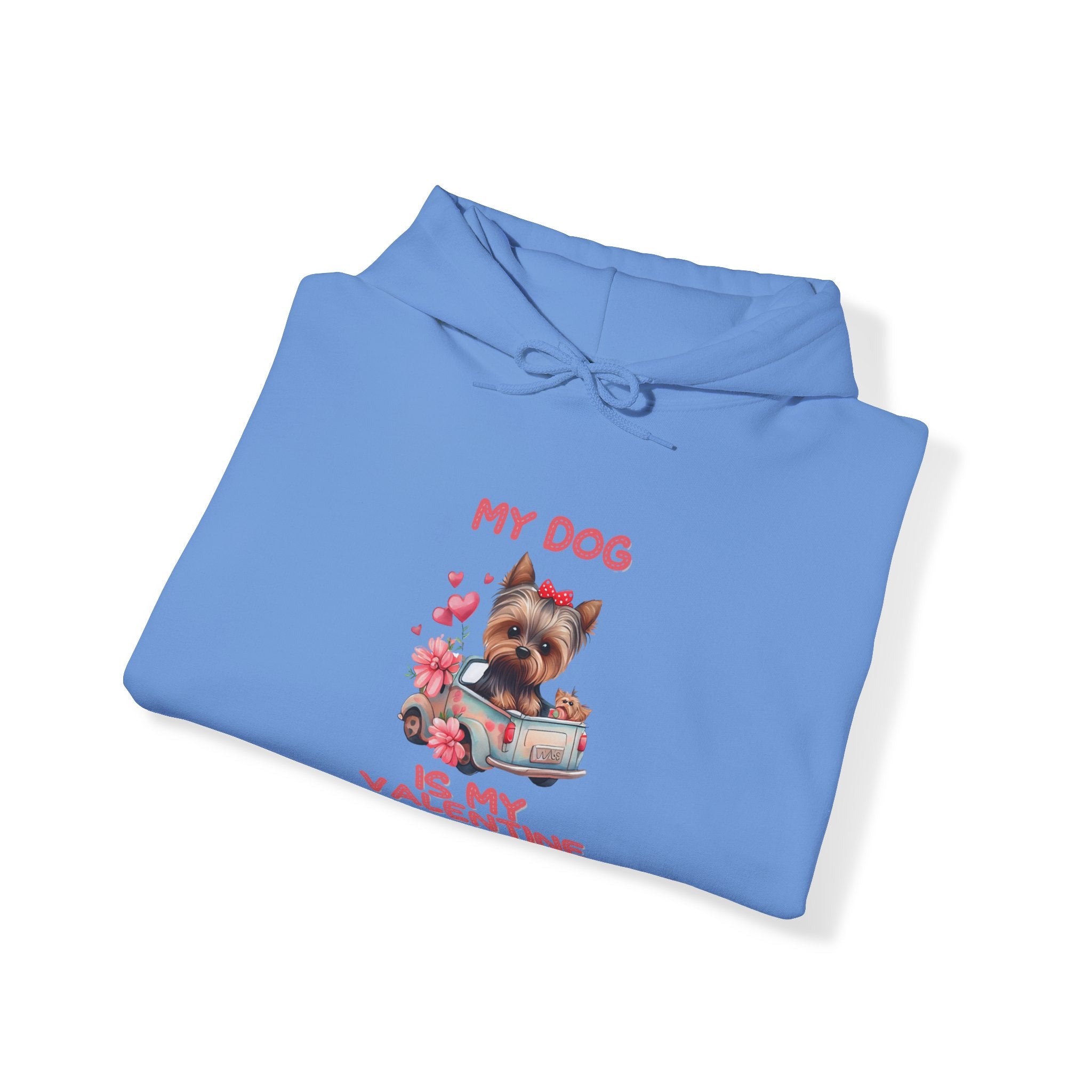 My Dog is My Valentine Hoodie – Cozy & Stylish Pet Lover's Apparel for Valentine's Day