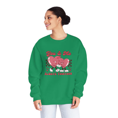 You & Me Valentine's Day Sweatshirt - Matching Couple Sweatshirt Set