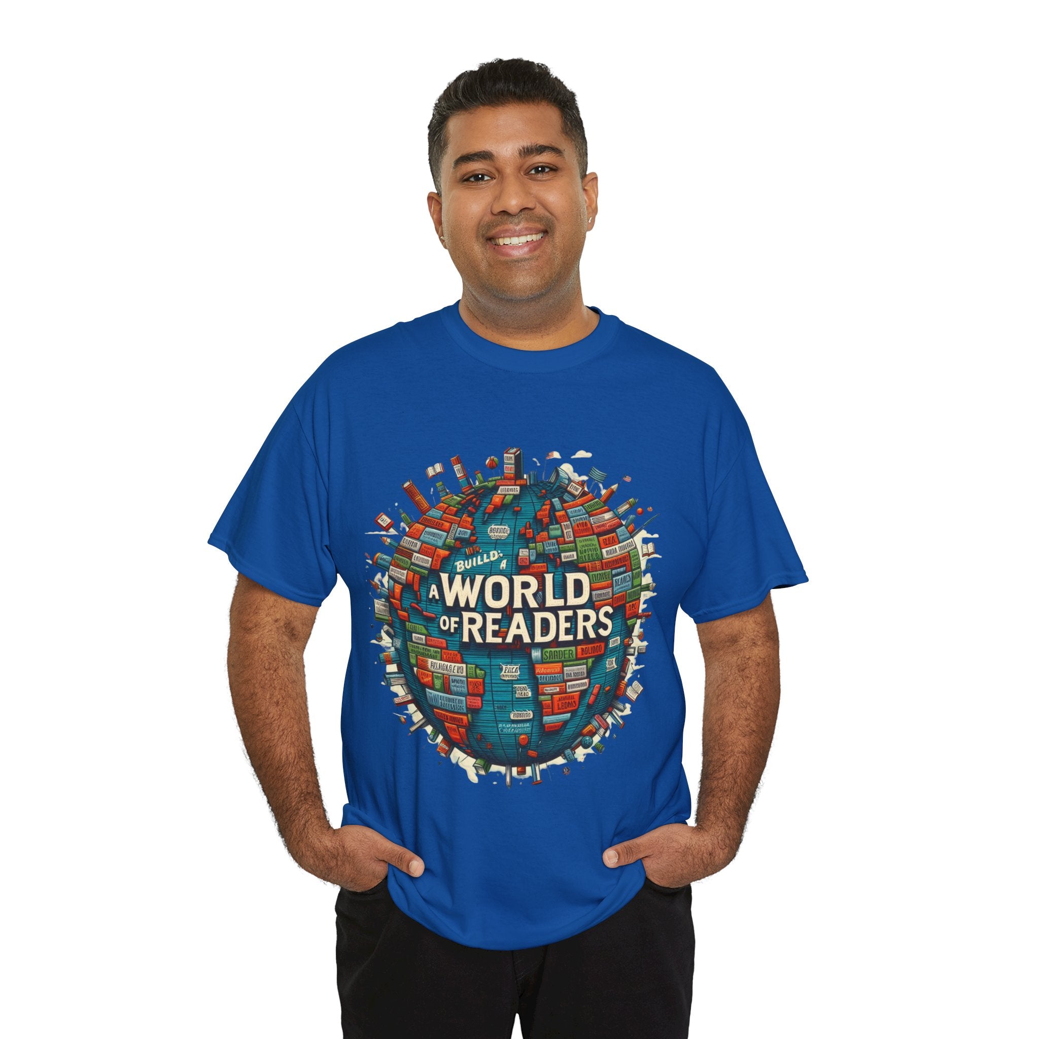 Empowerment Through Literacy: 'Building a World of Readers' T-shirt