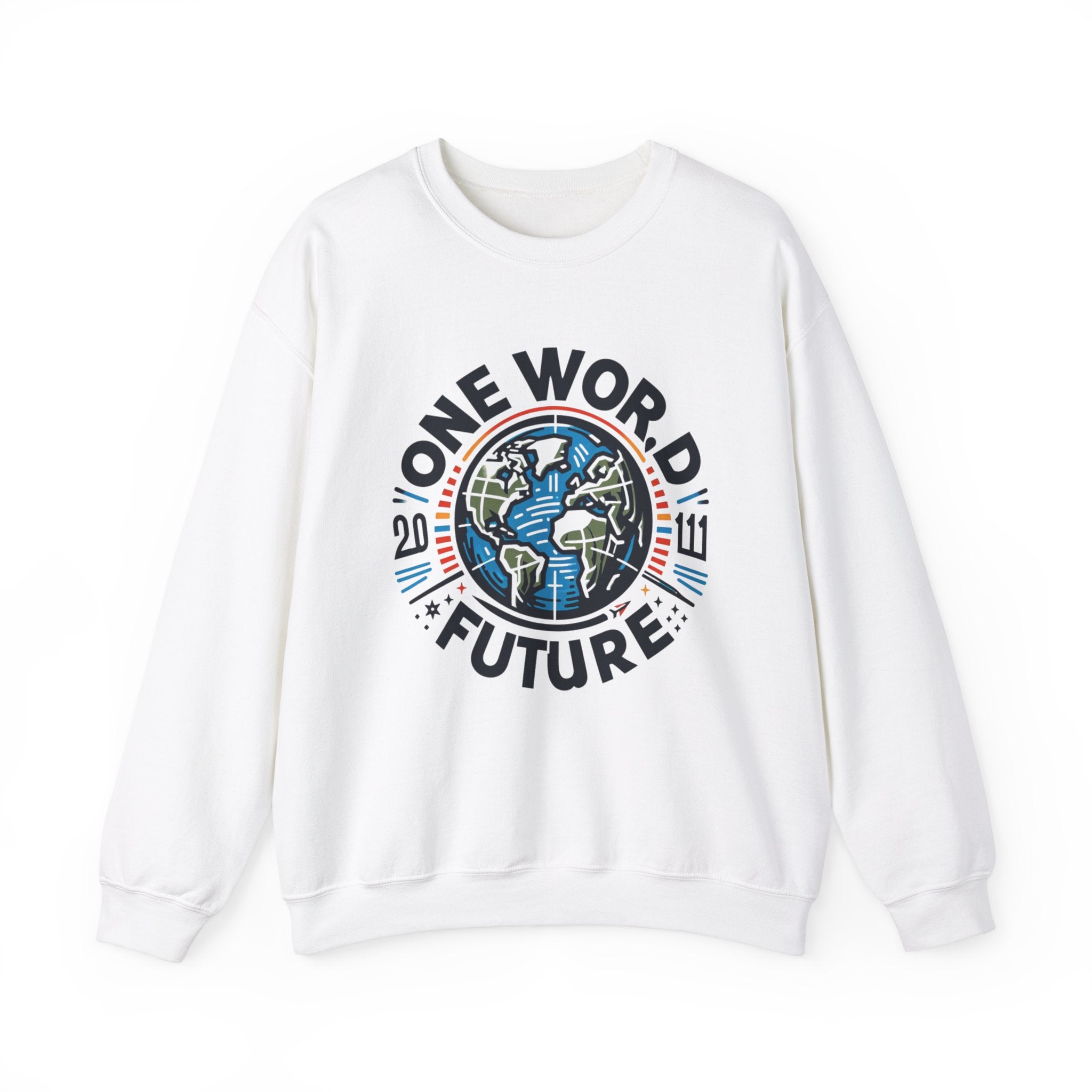 Global Unity Statement Sweatshirt: 'One World, One Future'