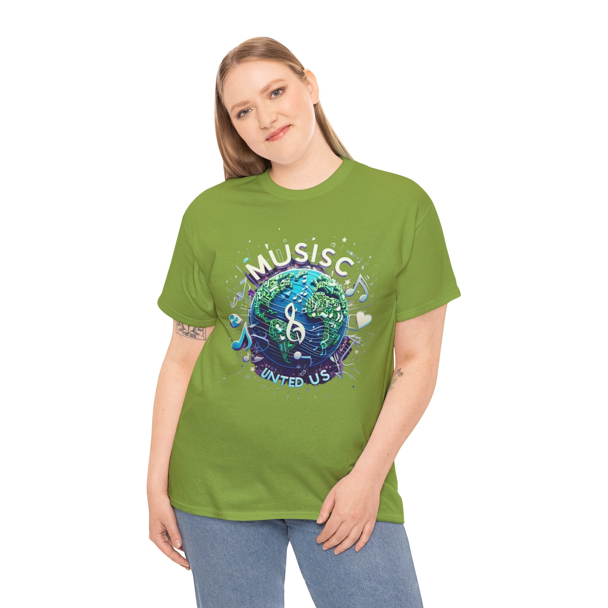 Harmony in Threads: Music Unite Us T-Shirt - Uniting Melodies in Style