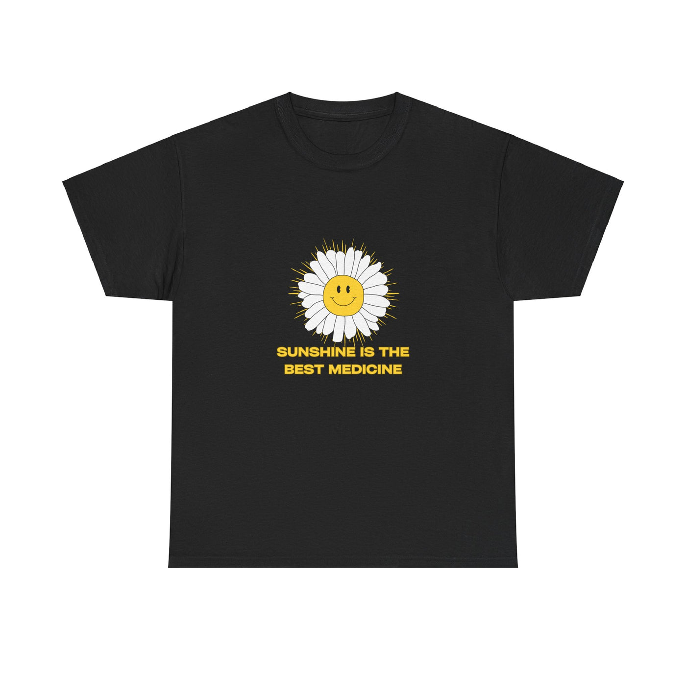 Sunshine is the Best Medicine - Inspirational Graphic T-Shirt