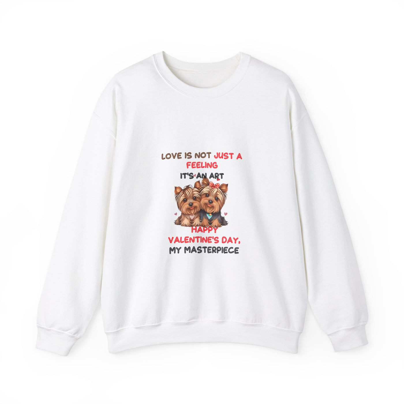 Love is an Art: Happy Valentine's Day Masterpiece Sweatshirt