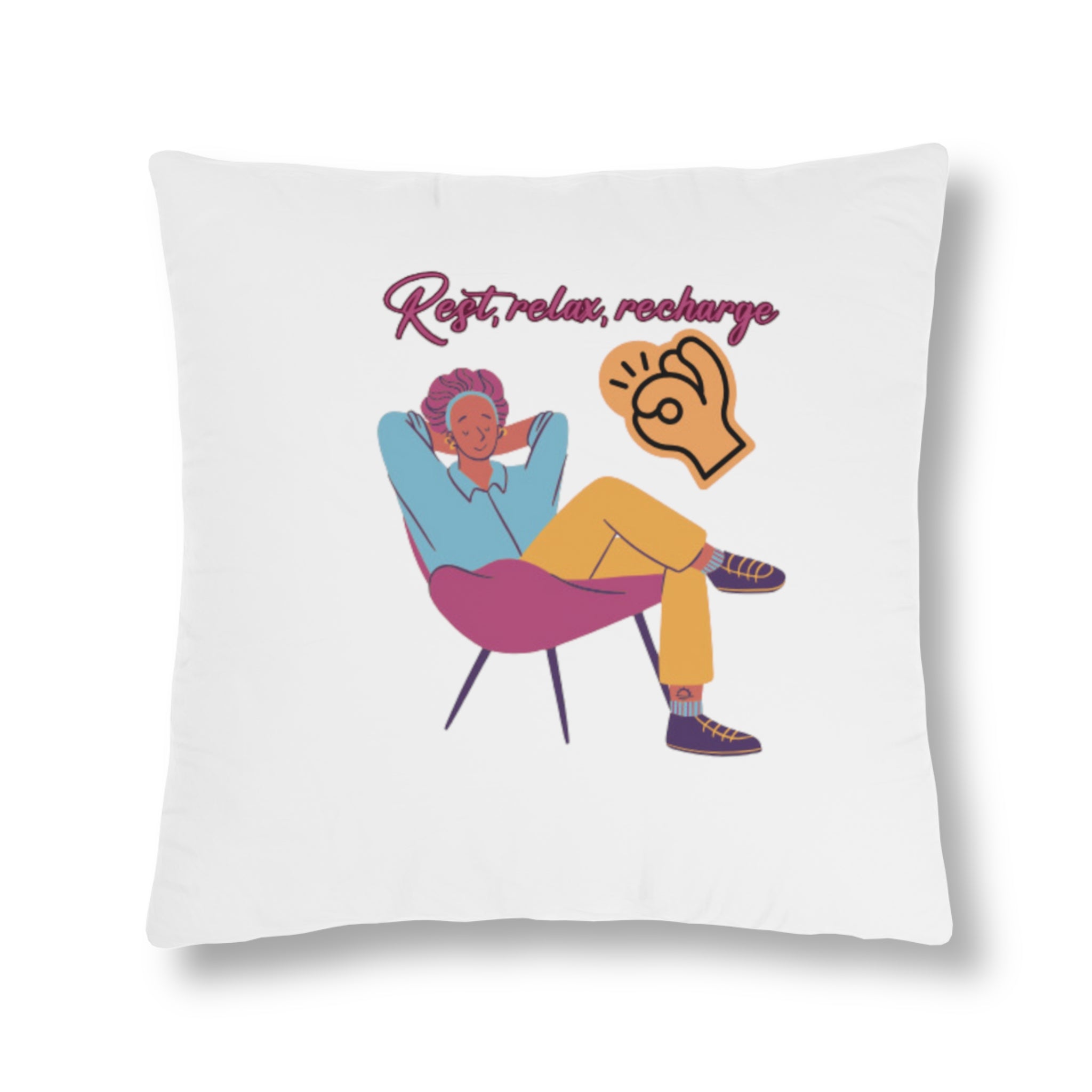 Relaxed, Recharge Pillow - Ultimate Comfort for Deep Sleep and Total Relaxation, Serenity Bliss Rest