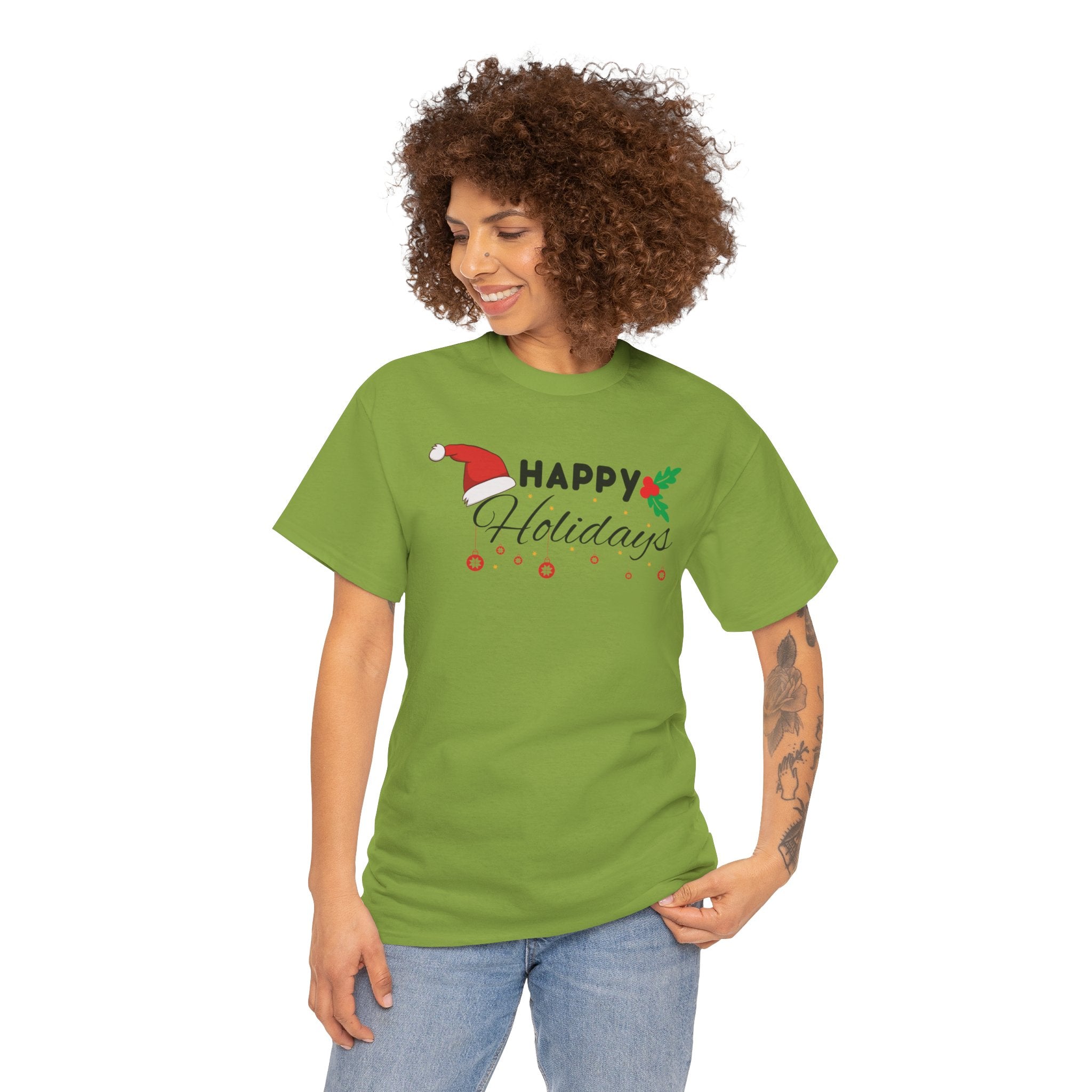 Festive Vibes: Happy Holidays T-Shirt