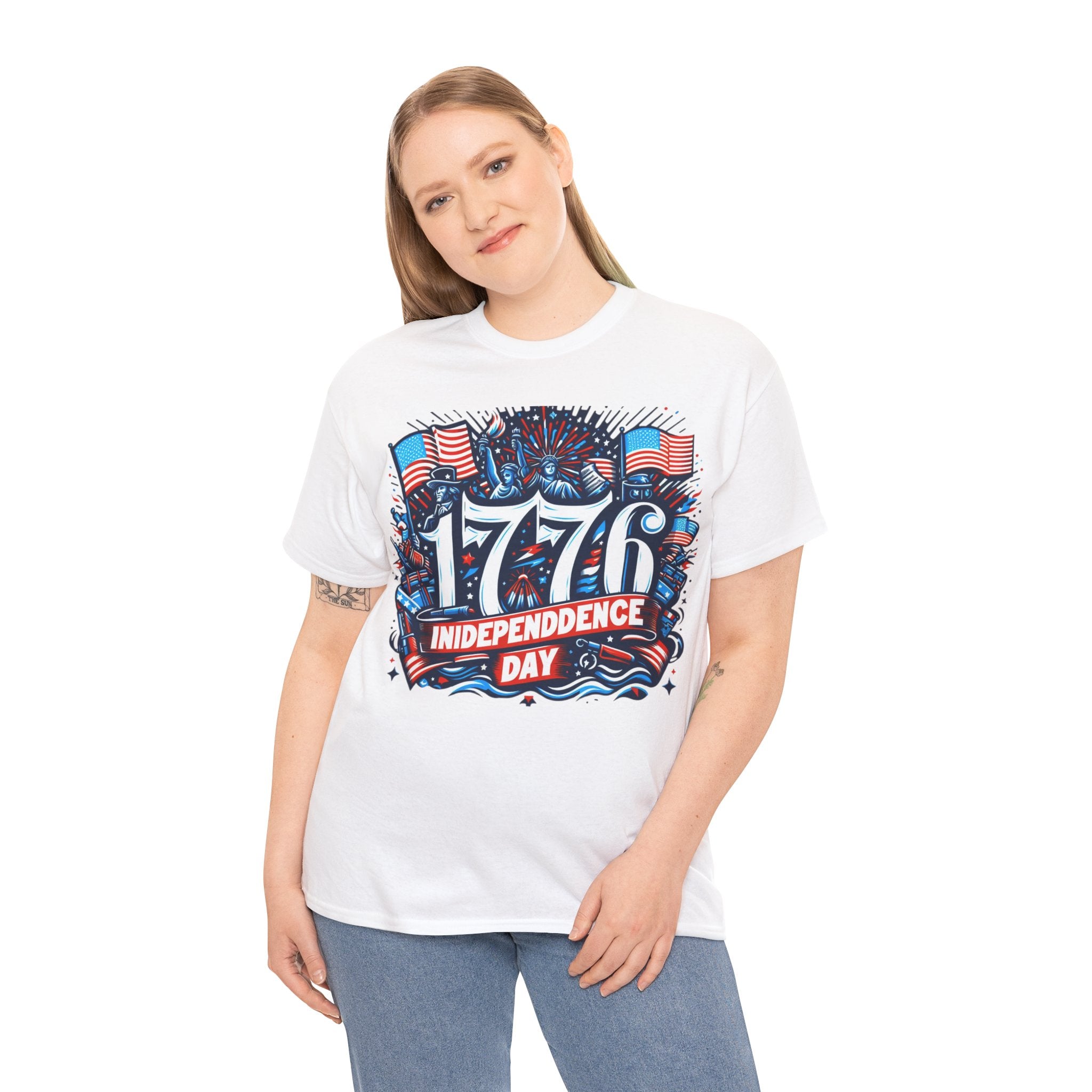 Liberty's Legacy: 1776 Independence Day T-Shirt – Patriotic American Tee