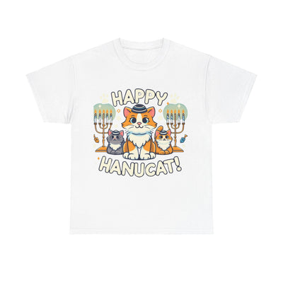 Meow-ve Over, It's Hanukkah! Funny Cat T-Shirt