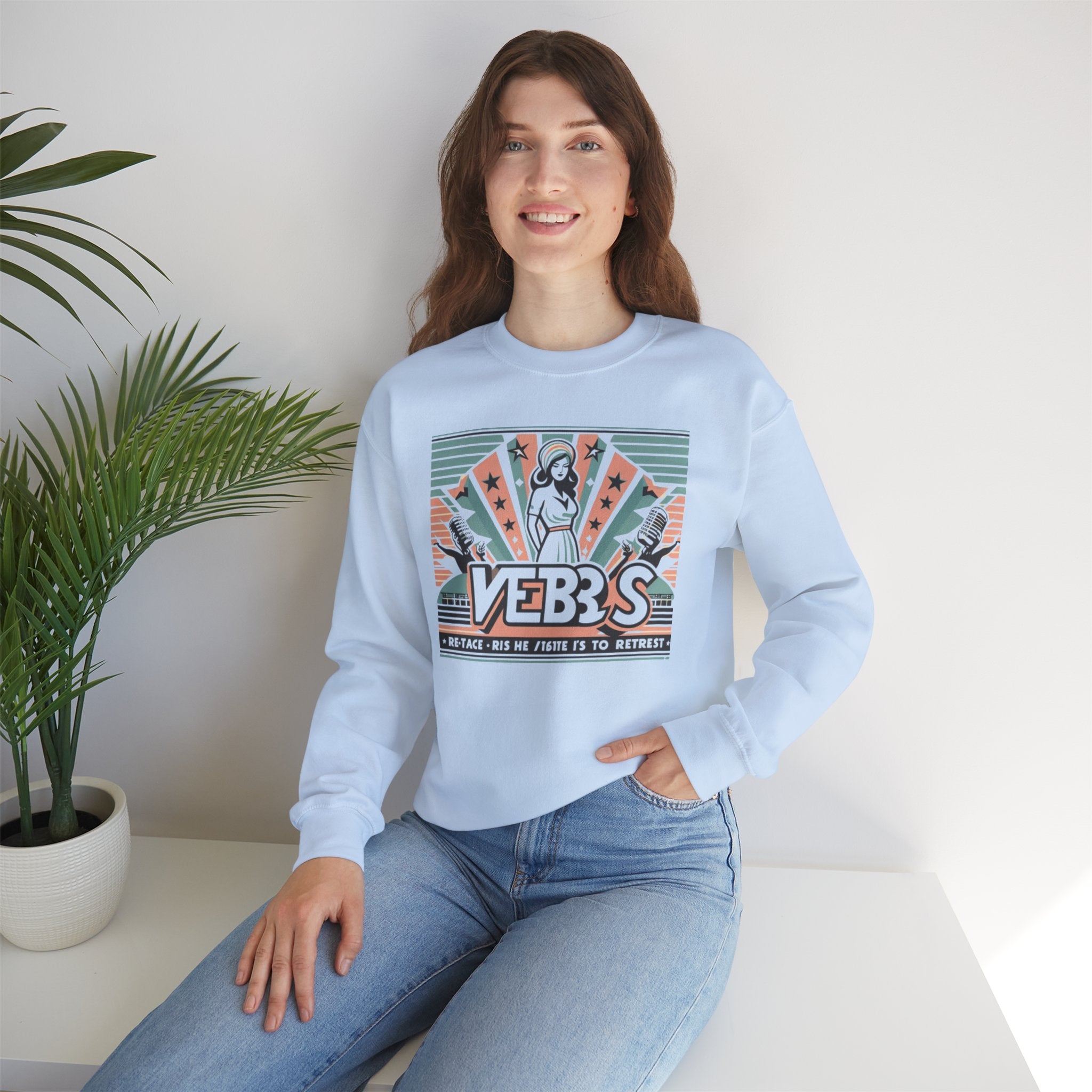 Retro Vibes Sweatshirt for International Women's Day