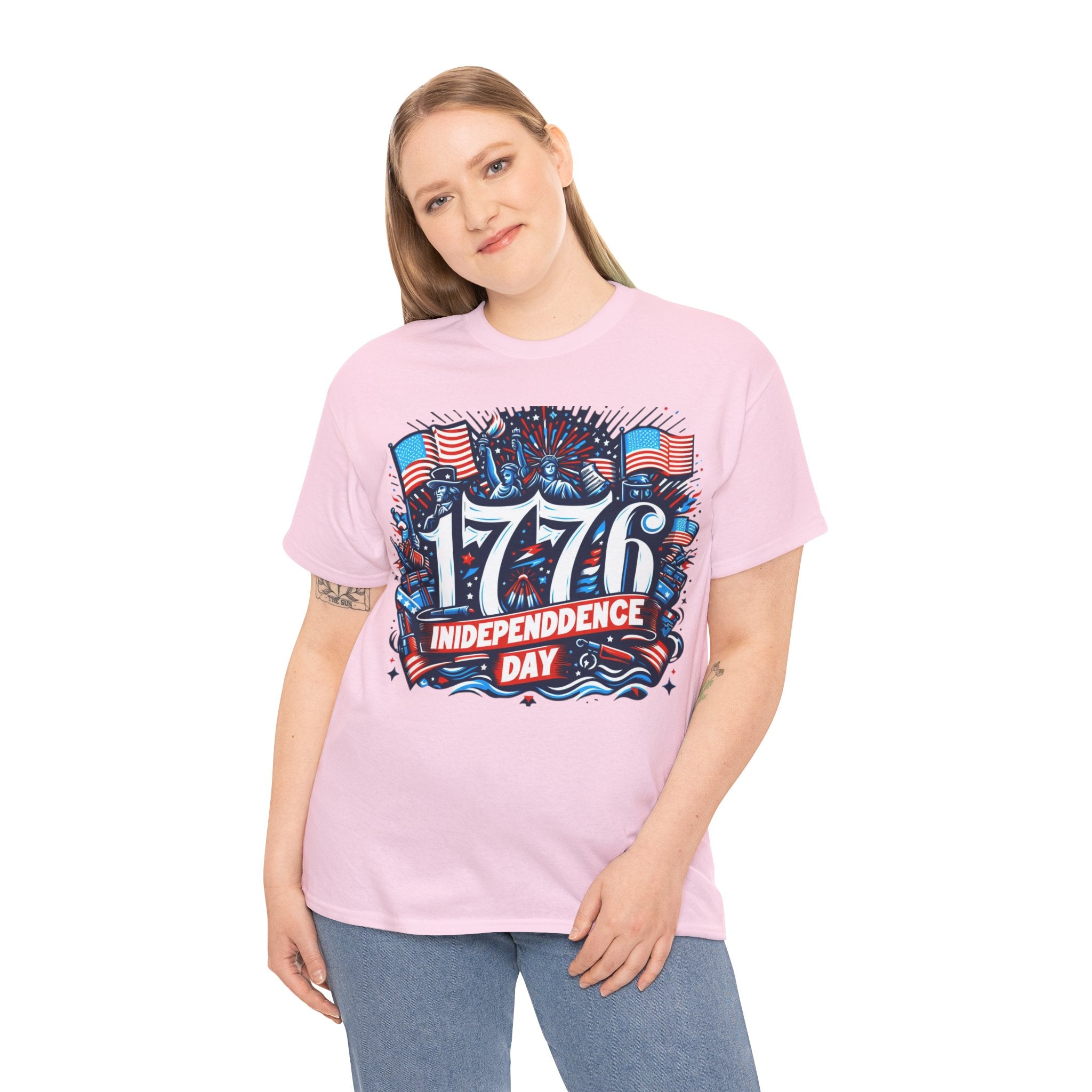 Liberty's Legacy: 1776 Independence Day T-Shirt – Patriotic American Tee