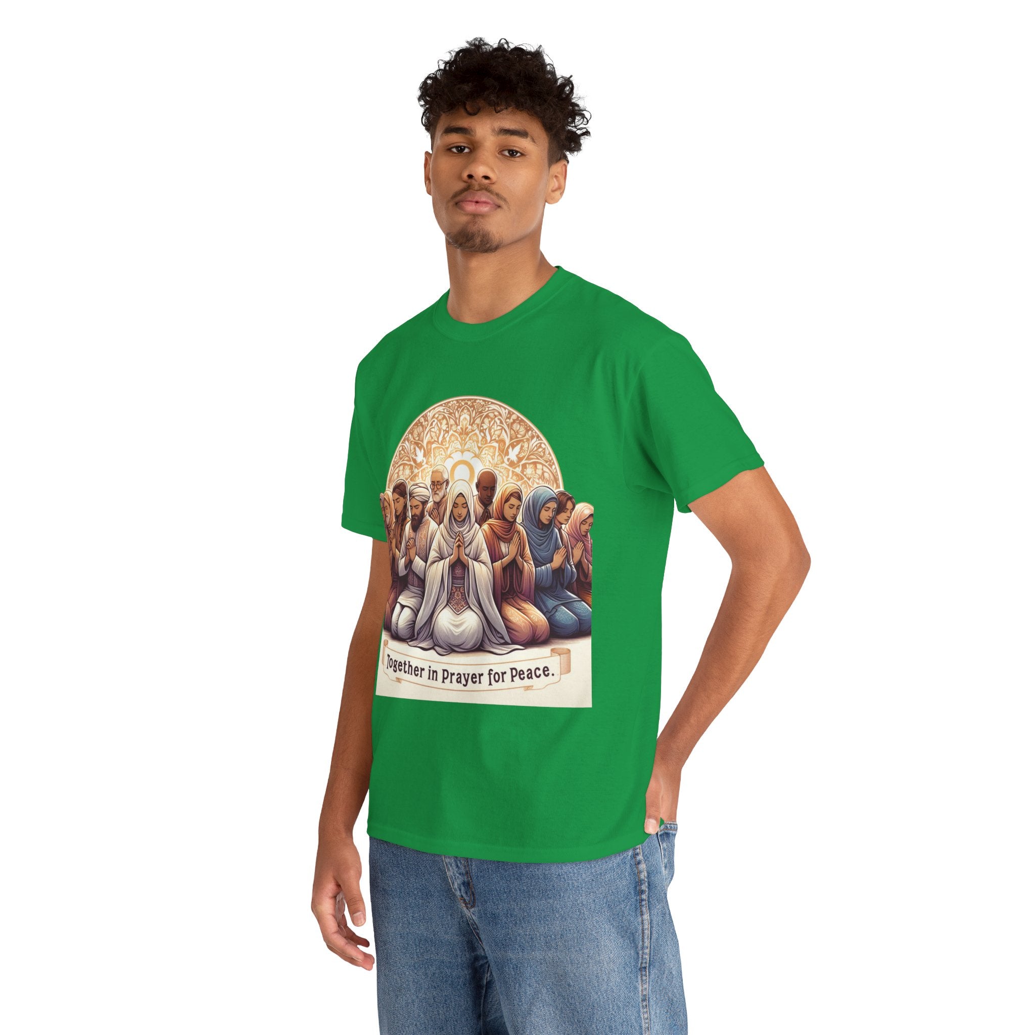 Unity in Prayer for Peace T-Shirt - Spread Hope and Harmony with Every Wear