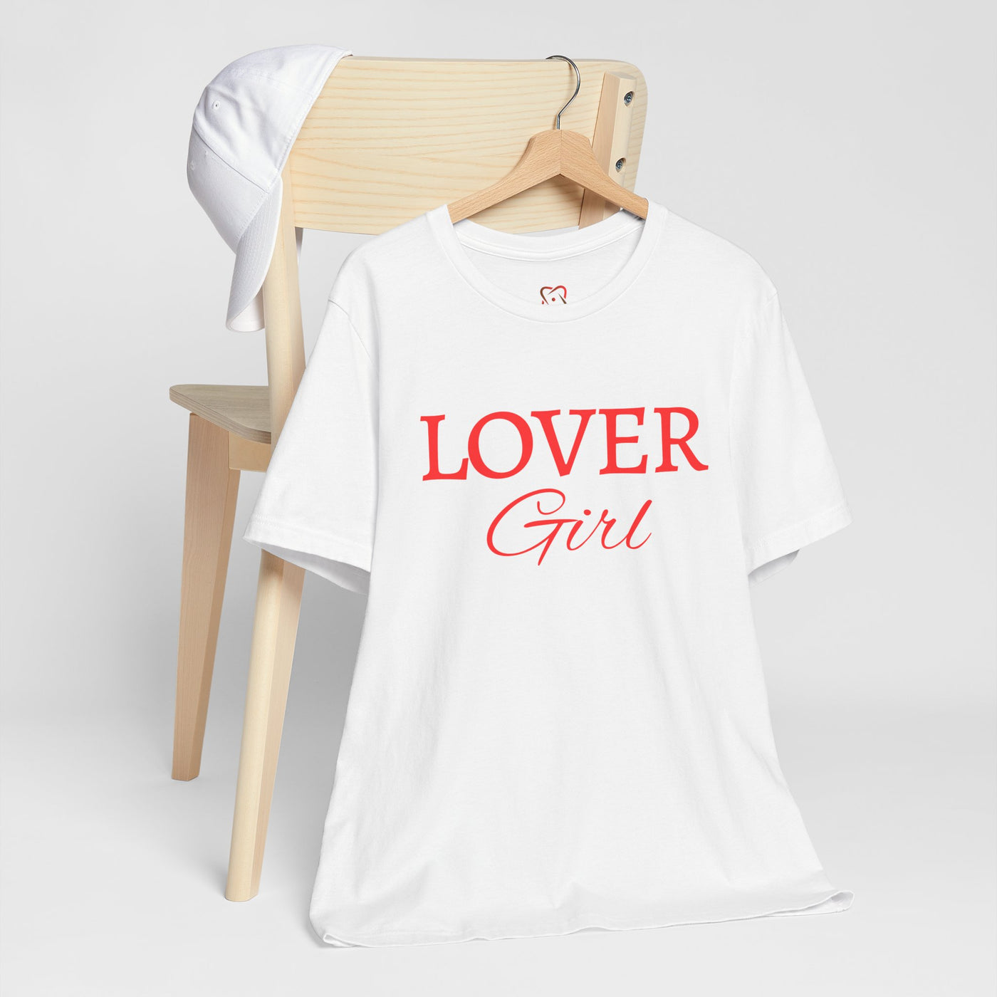 Lover Girl Valentine's Day T-Shirt - Cute & Playful Heart Design