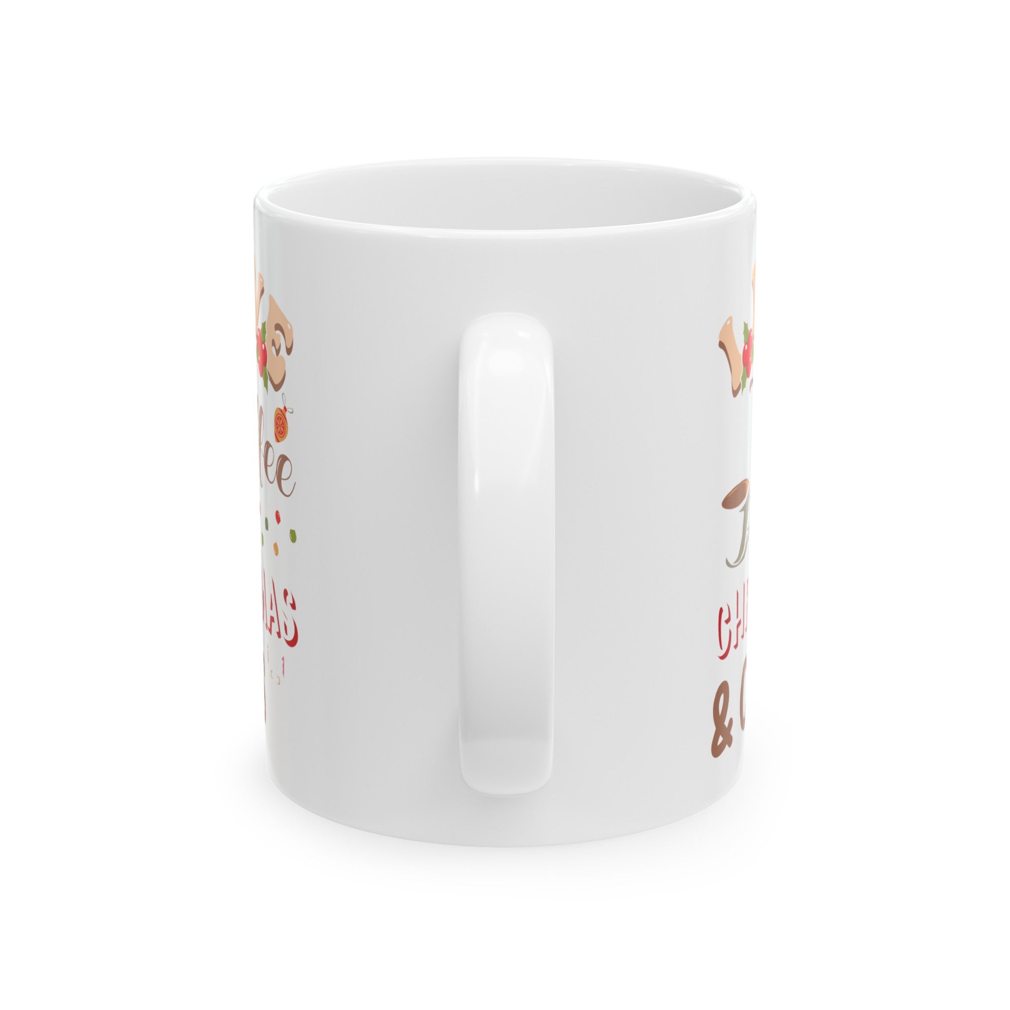 Meowy Christmas Coffee Lover's Mug: Festive Feline Holiday Cup