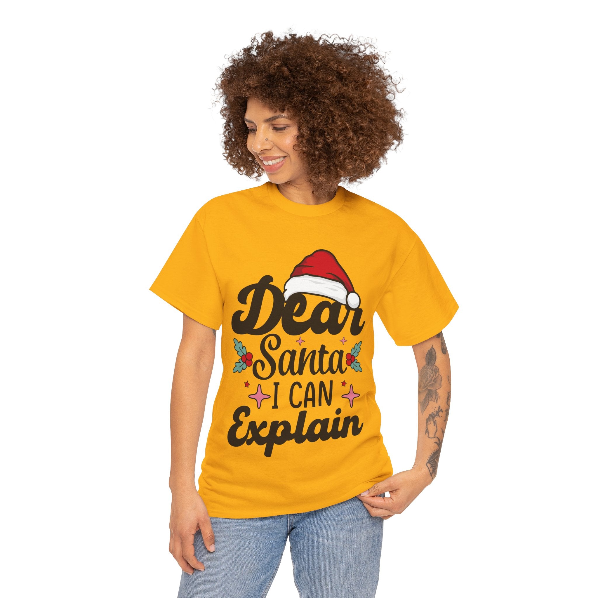 Funny 'Dear Santa, I Can Explain' Christmas T-Shirt