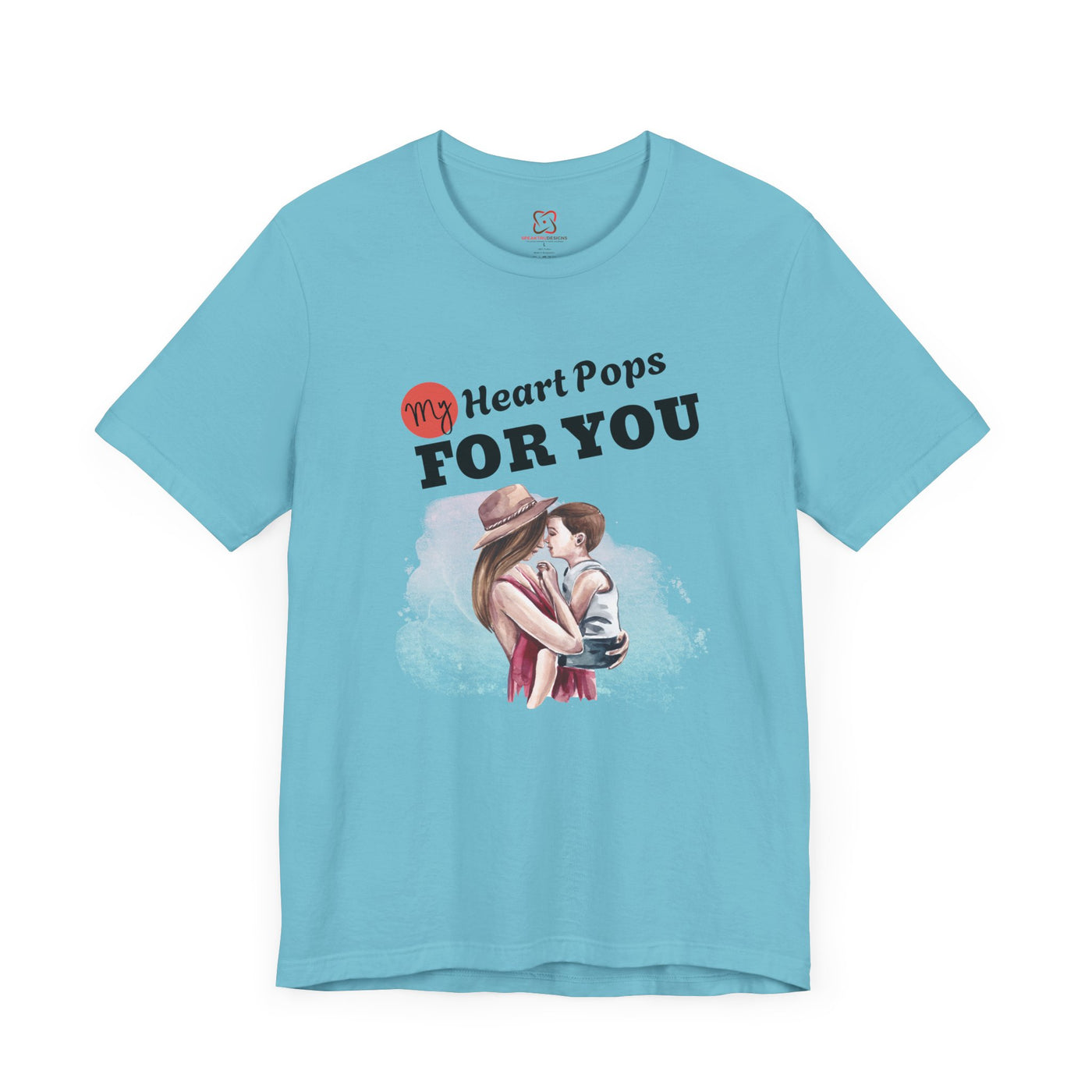 My Heart Pops for You Valentine's Day T-Shirt - Cute & Playful Graphic Tee