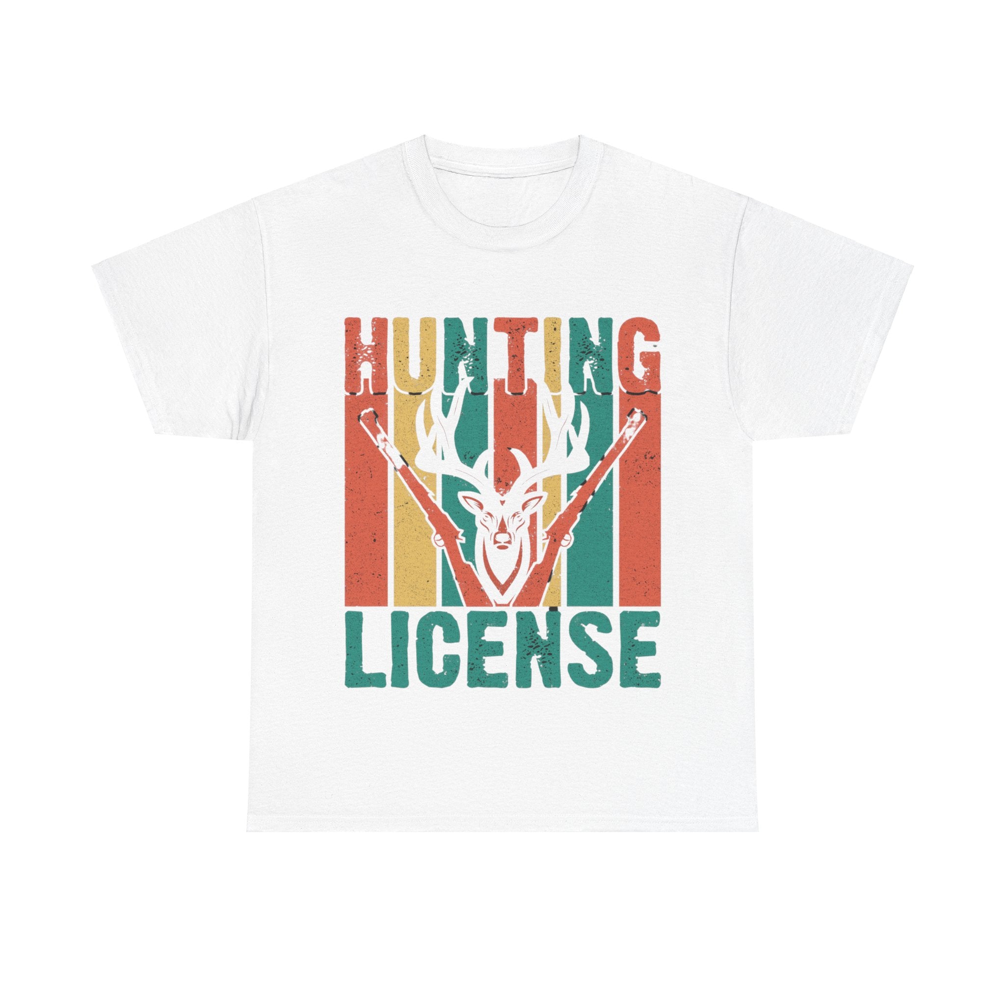 Vintage-Inspired Hunter's License Tee - Retro Wildlife Hunting Shirt