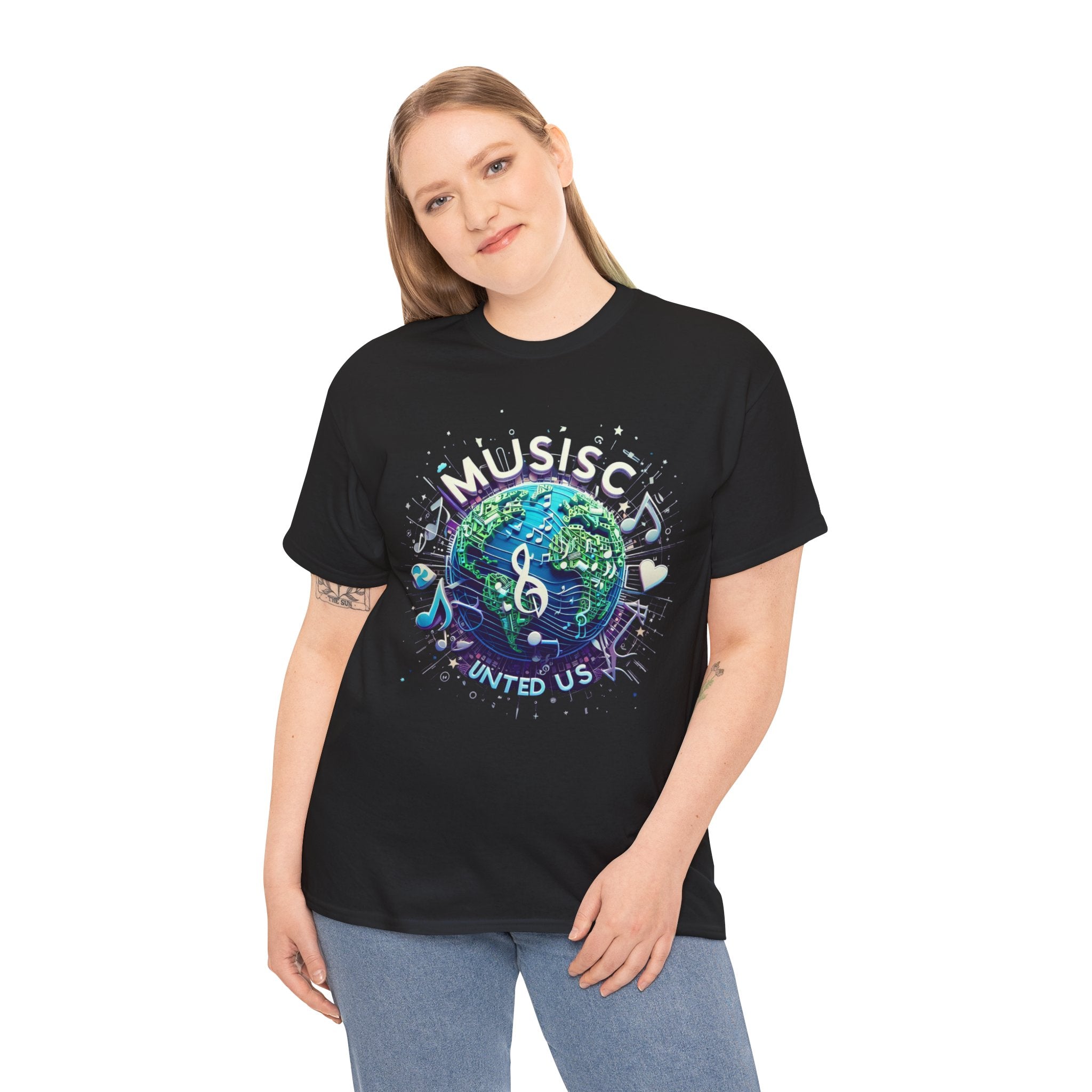 Harmony in Threads: Music Unite Us T-Shirt - Uniting Melodies in Style