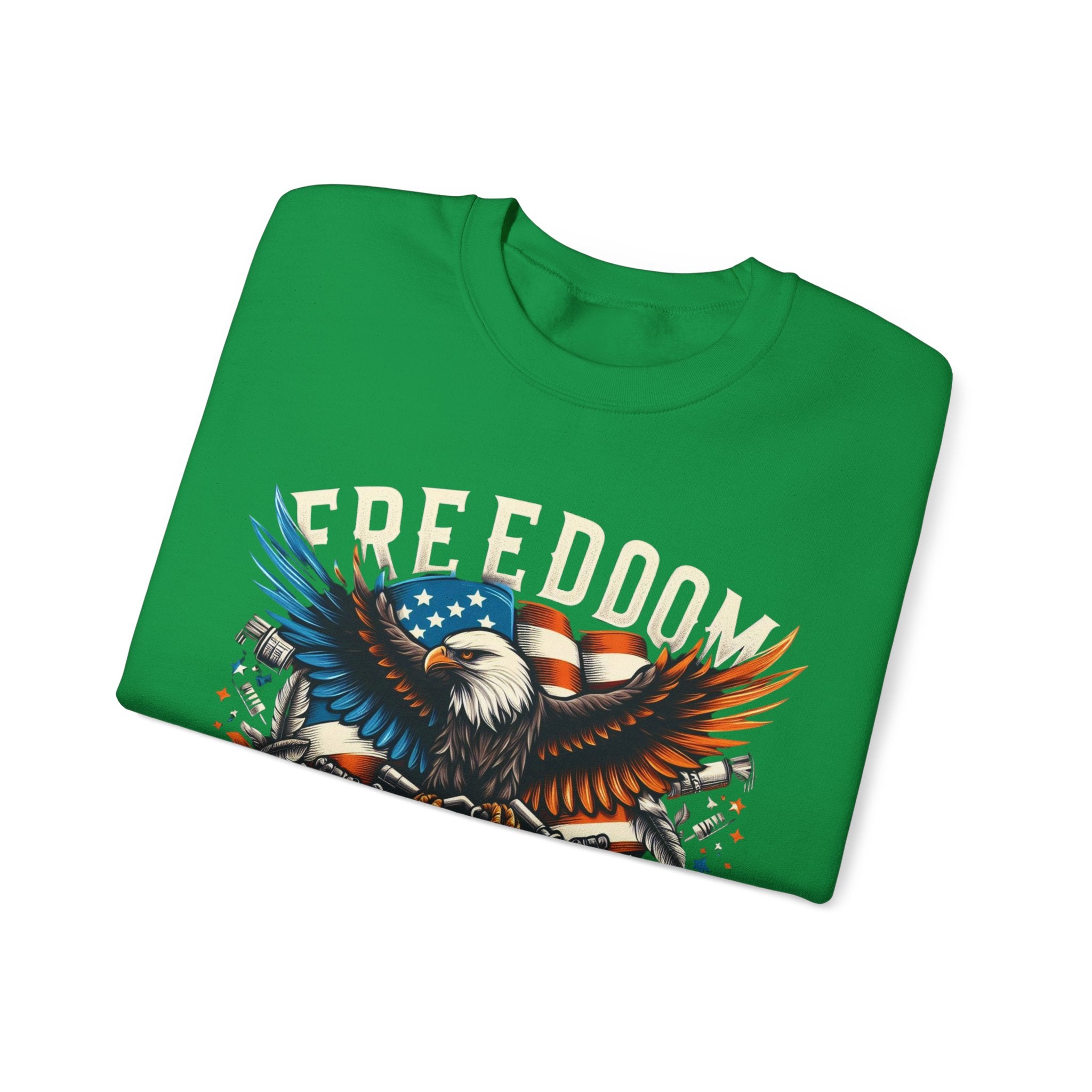 Liberty Unisex Sweatshirt - 'Freedom Is Not Free' Patriotic Statement Apparel