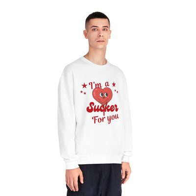 I'm a Sucker for You Valentine's Day Sweatshirt - Cute & Cozy Crewneck"