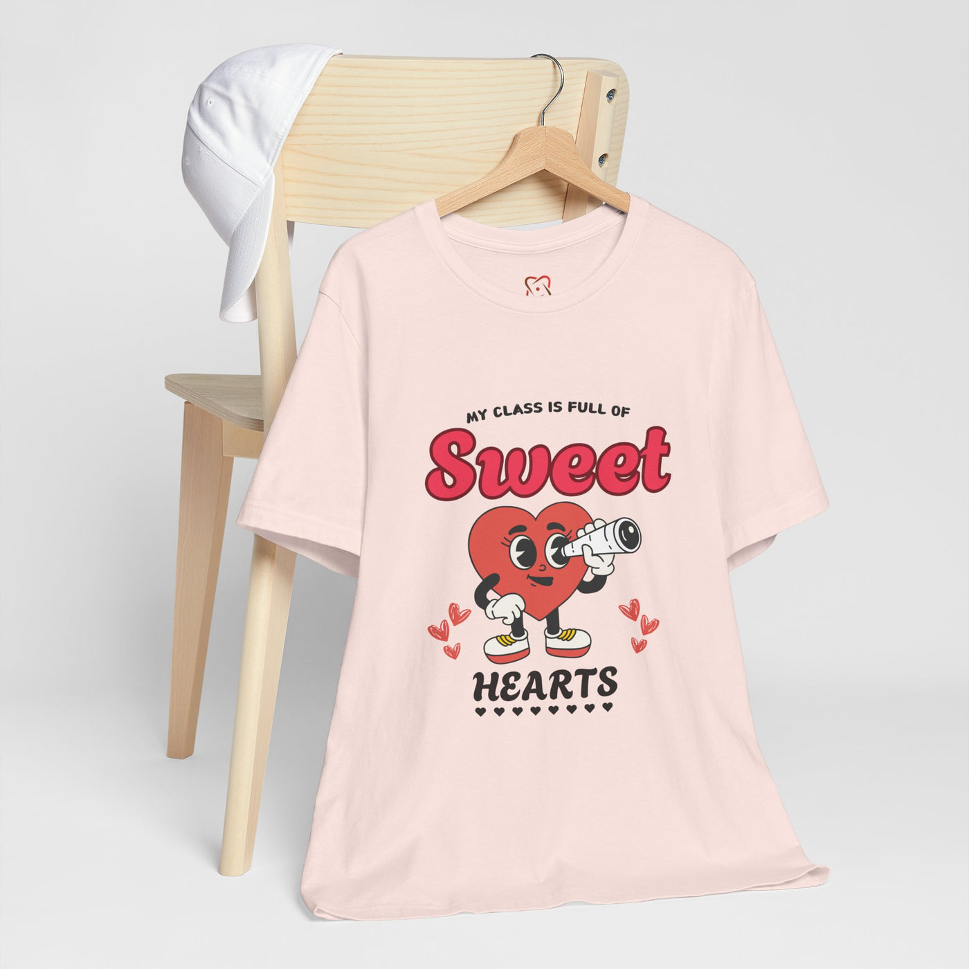 My Class is Full of Sweet Hearts Teacher T-Shirt - Cute & Funny Back to School Tee