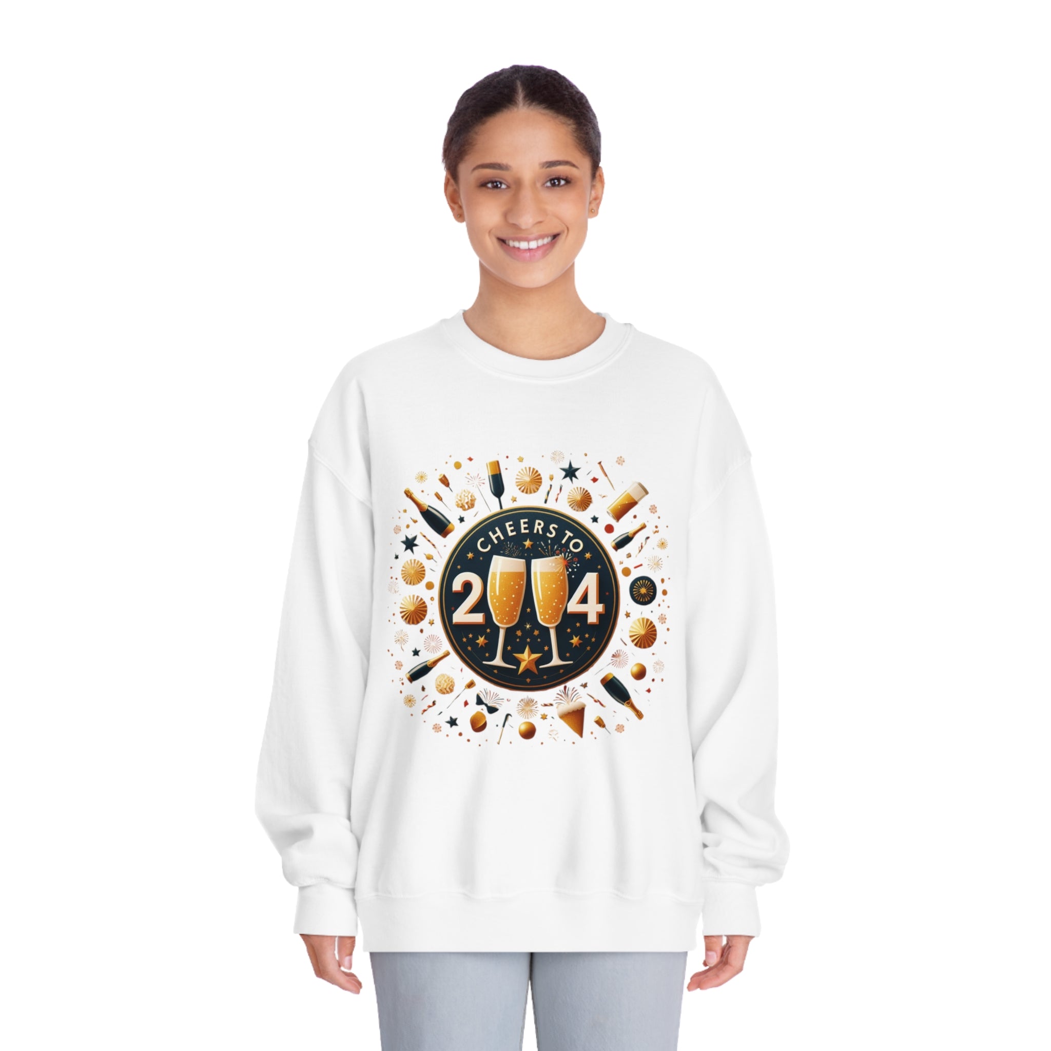 Ring in the New Year in Style: Cheers to 2024 Sweatshirt