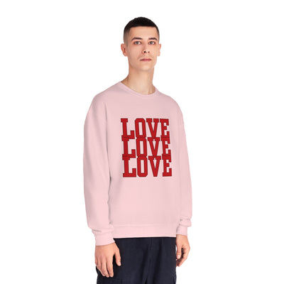 Love Valentine Sweatshirt - Cozy Crewneck with Heart Graphic, Perfect for Couples