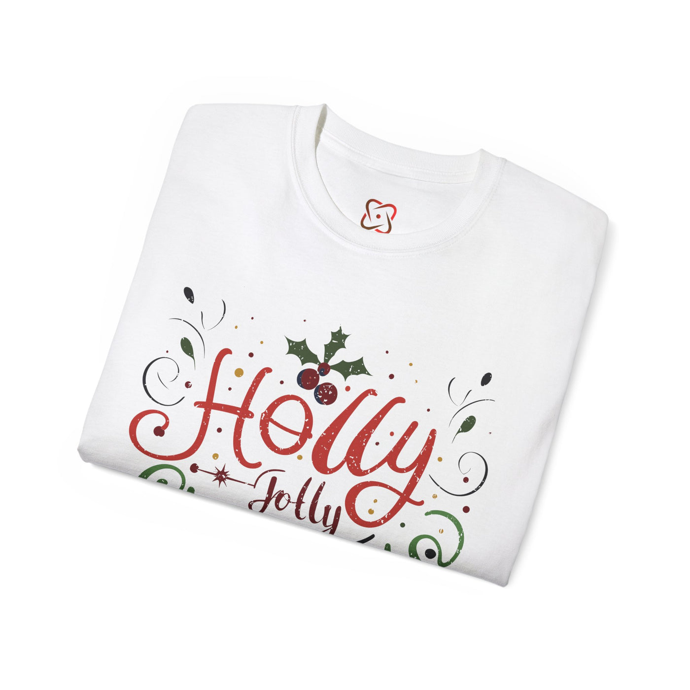 Festive Holly Jolly Christmas T-Shirt: Spread Holiday Cheer!