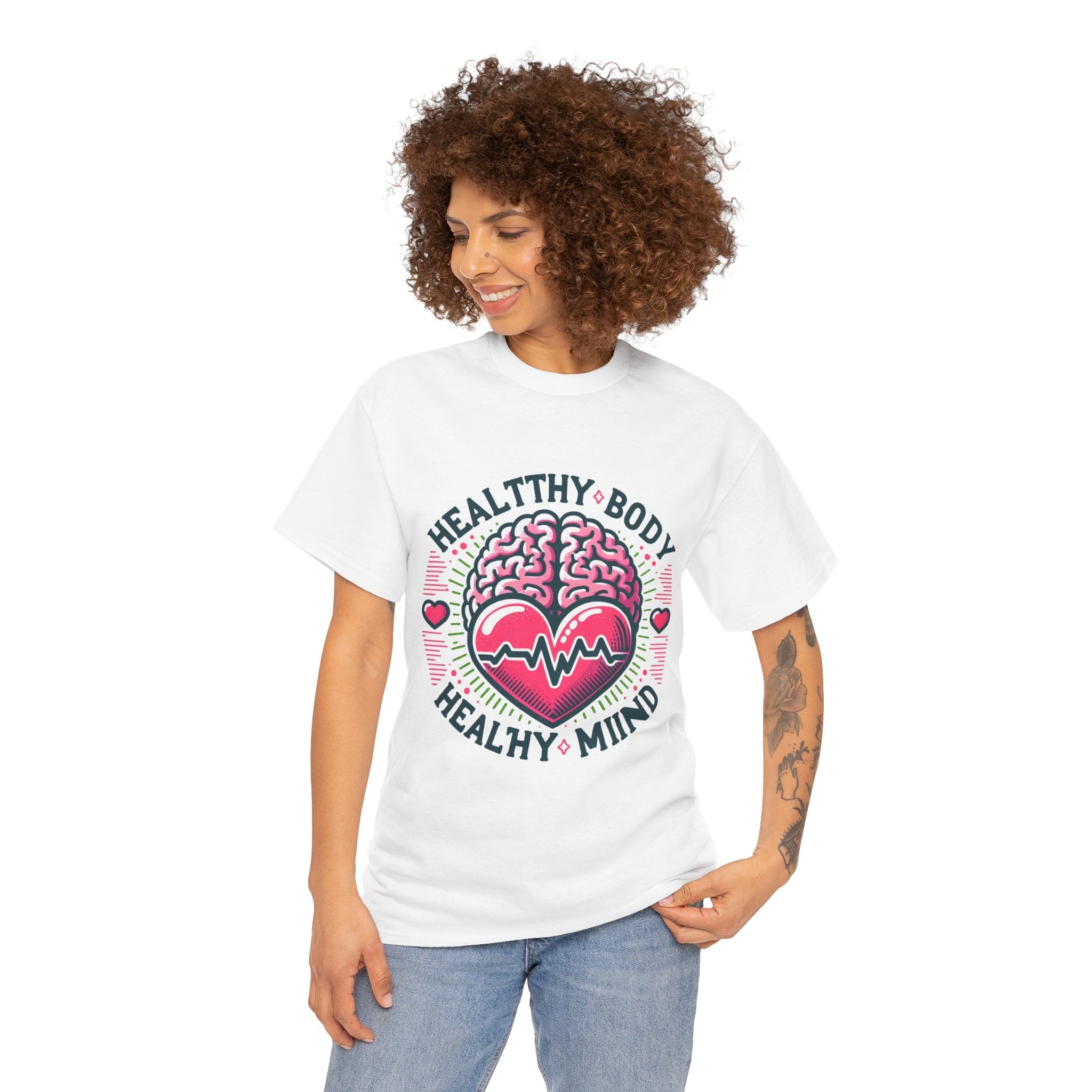 Empower Your Lifestyle with our 'Healthy Body, Healthy Mind' T-Shirt