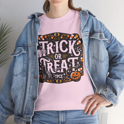 Spooky Surprise Halloween T-Shirt: Cute Ghost Design for Kids