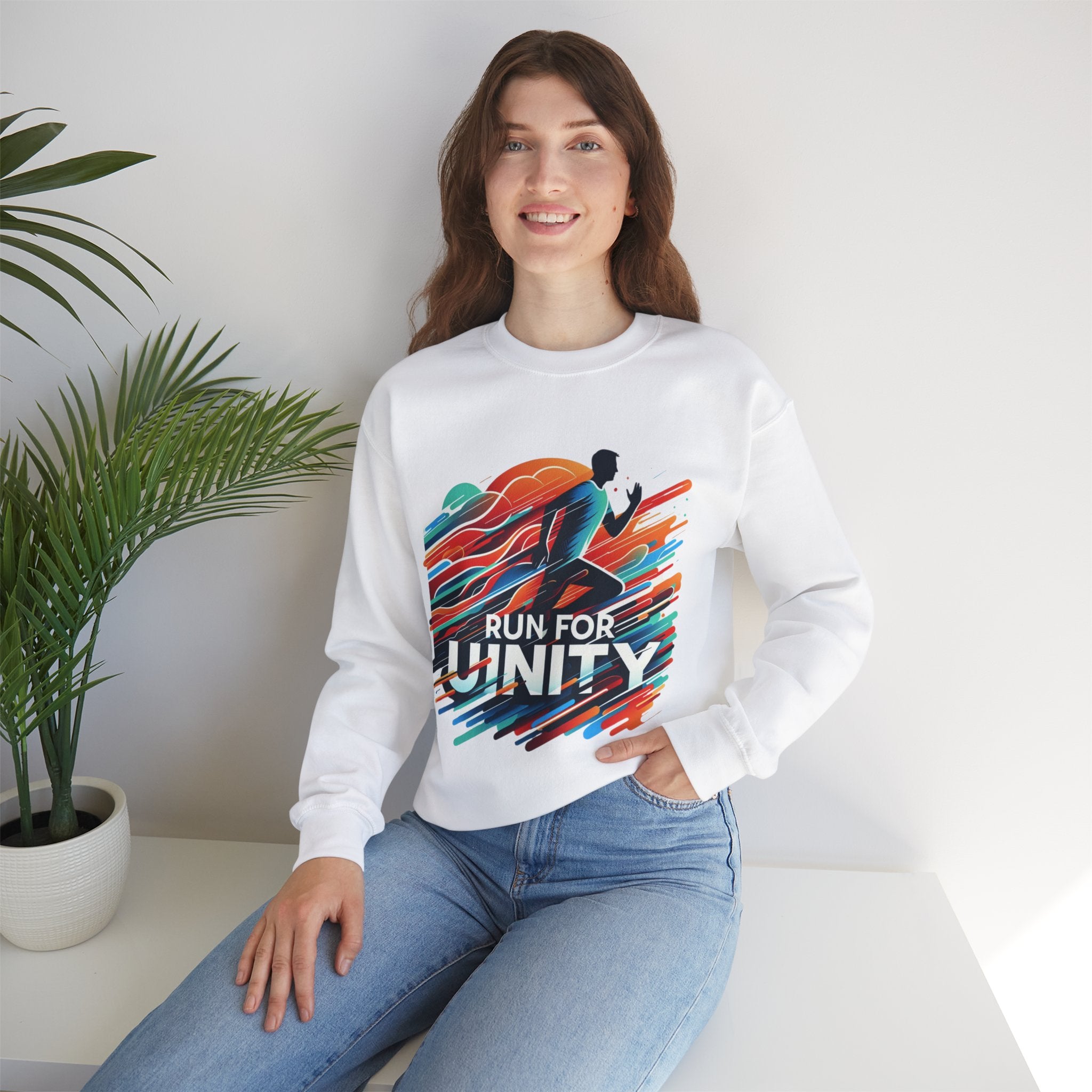 Unity in Motion: Limited Edition 'Run for Unity' Sweatshirt"