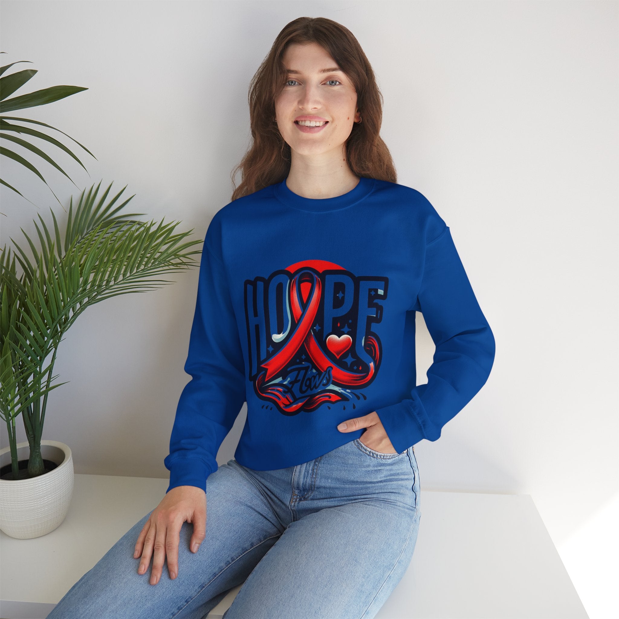 Hope Flows Sweatshirt: Embrace Comfort and Positivity in Style