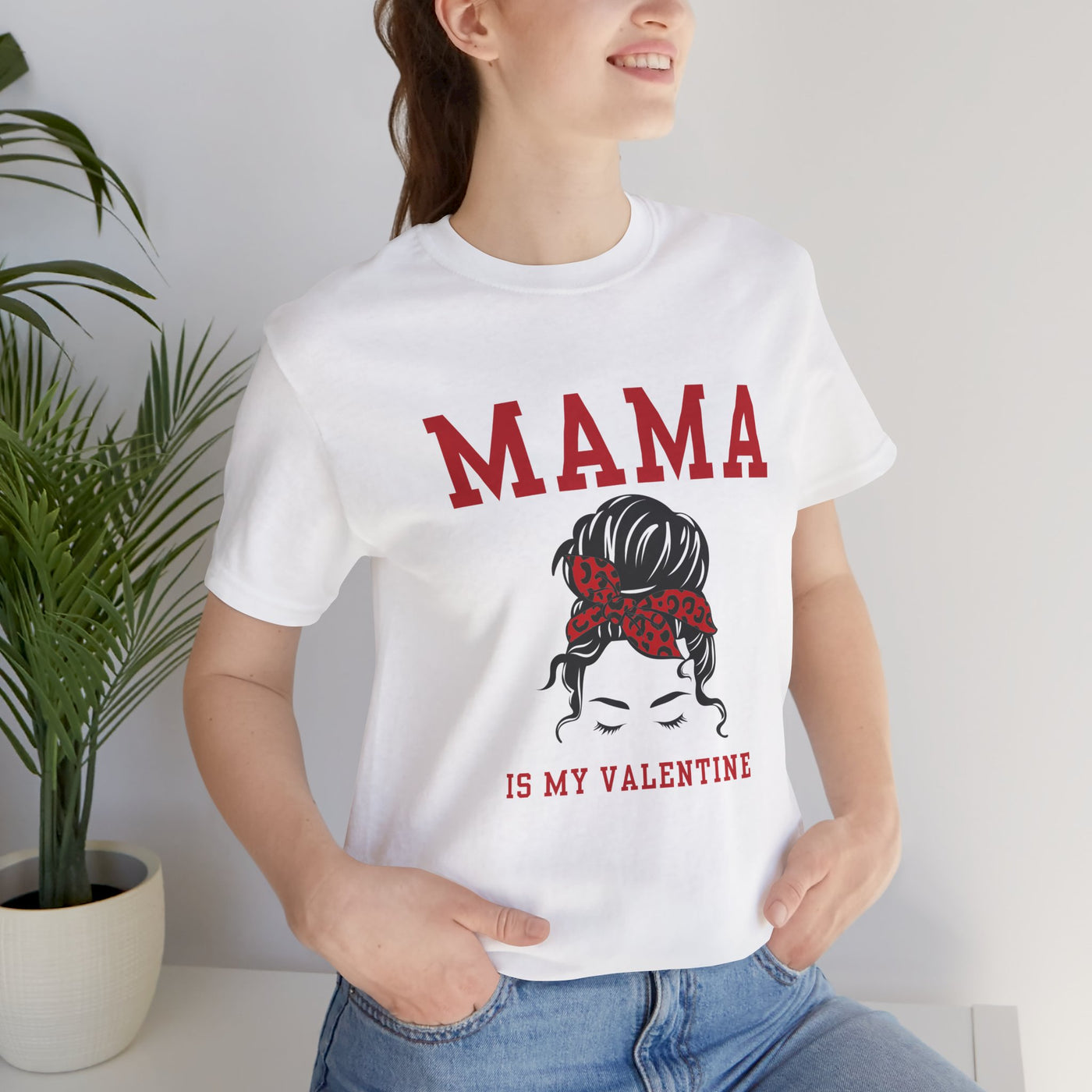 Mama is My Valentine Kids' T-Shirt - Cute & Adorable Valentine's Day Tee