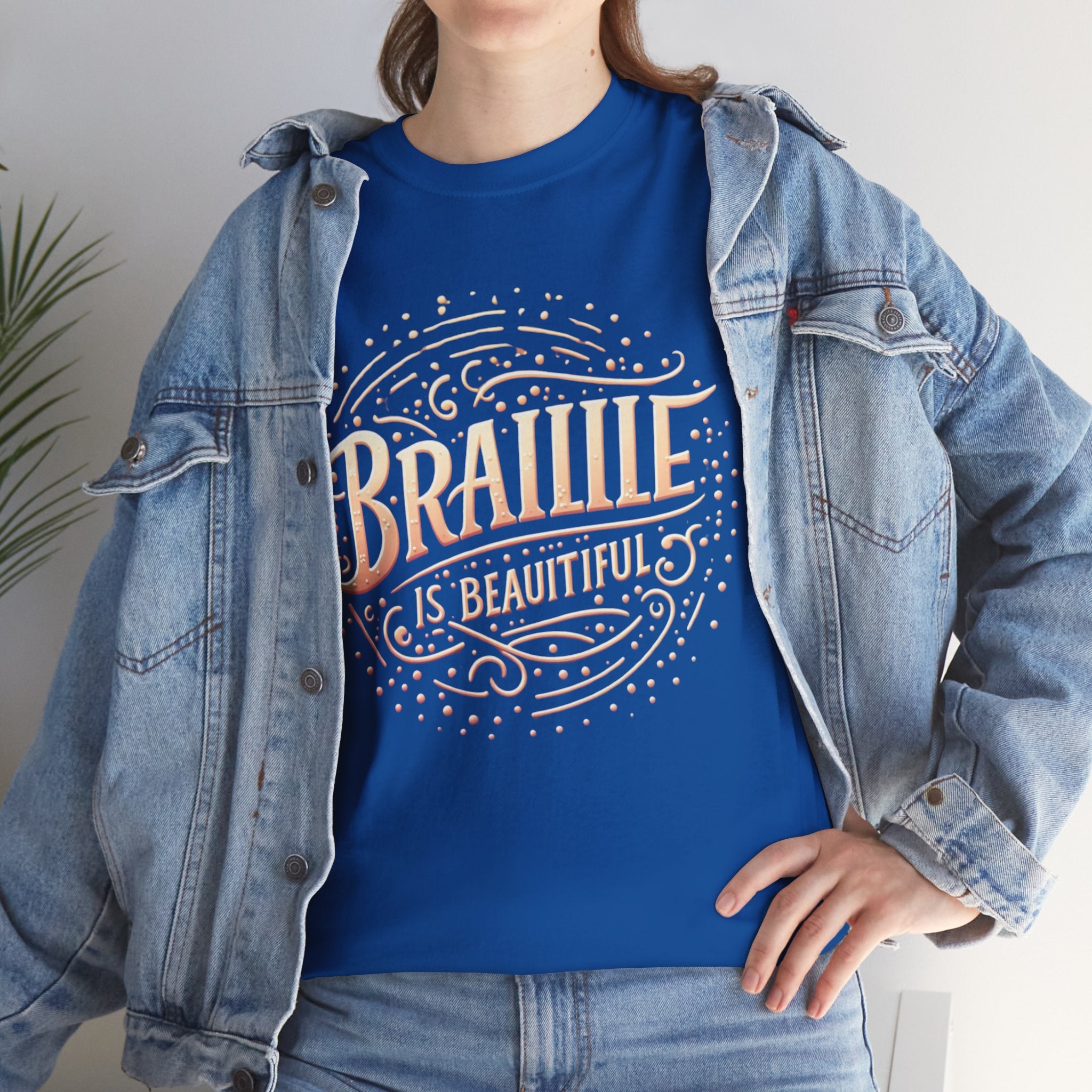 Braille is Beautiful T-Shirt: Embrace Inclusivity with Stylish Braille Design