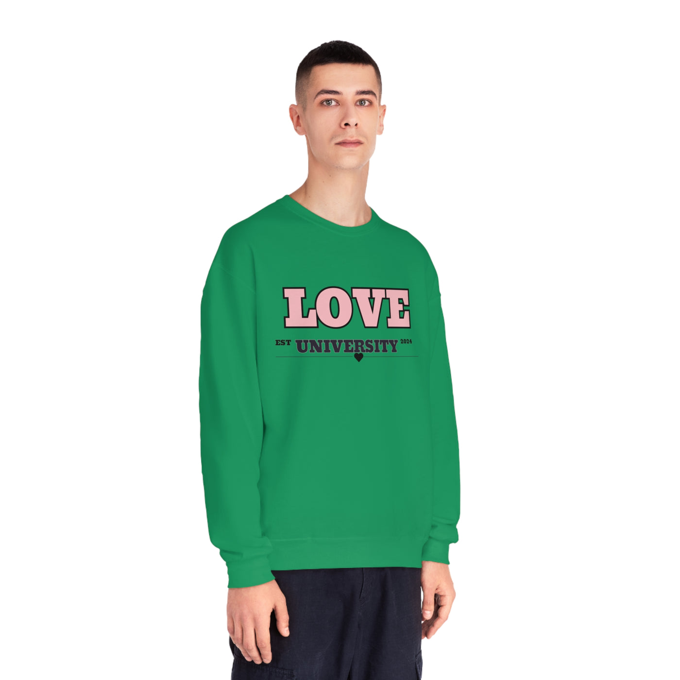 Love in University Valentine Sweatshirt - Cute & Cozy Crewneck for College Students