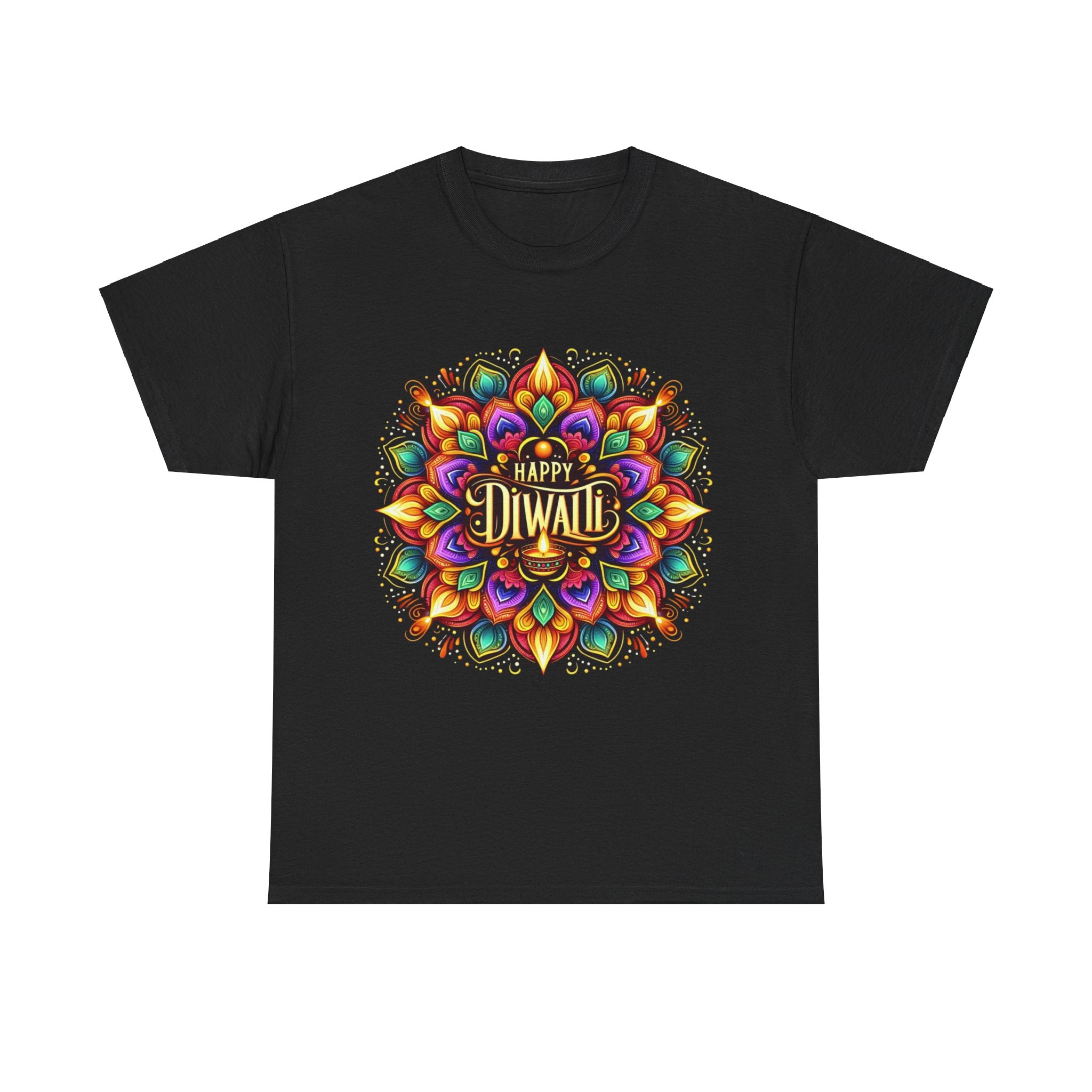 Celebrate Diwali in Style: 'Happy Diwali' T-Shirt for Festive Spirit