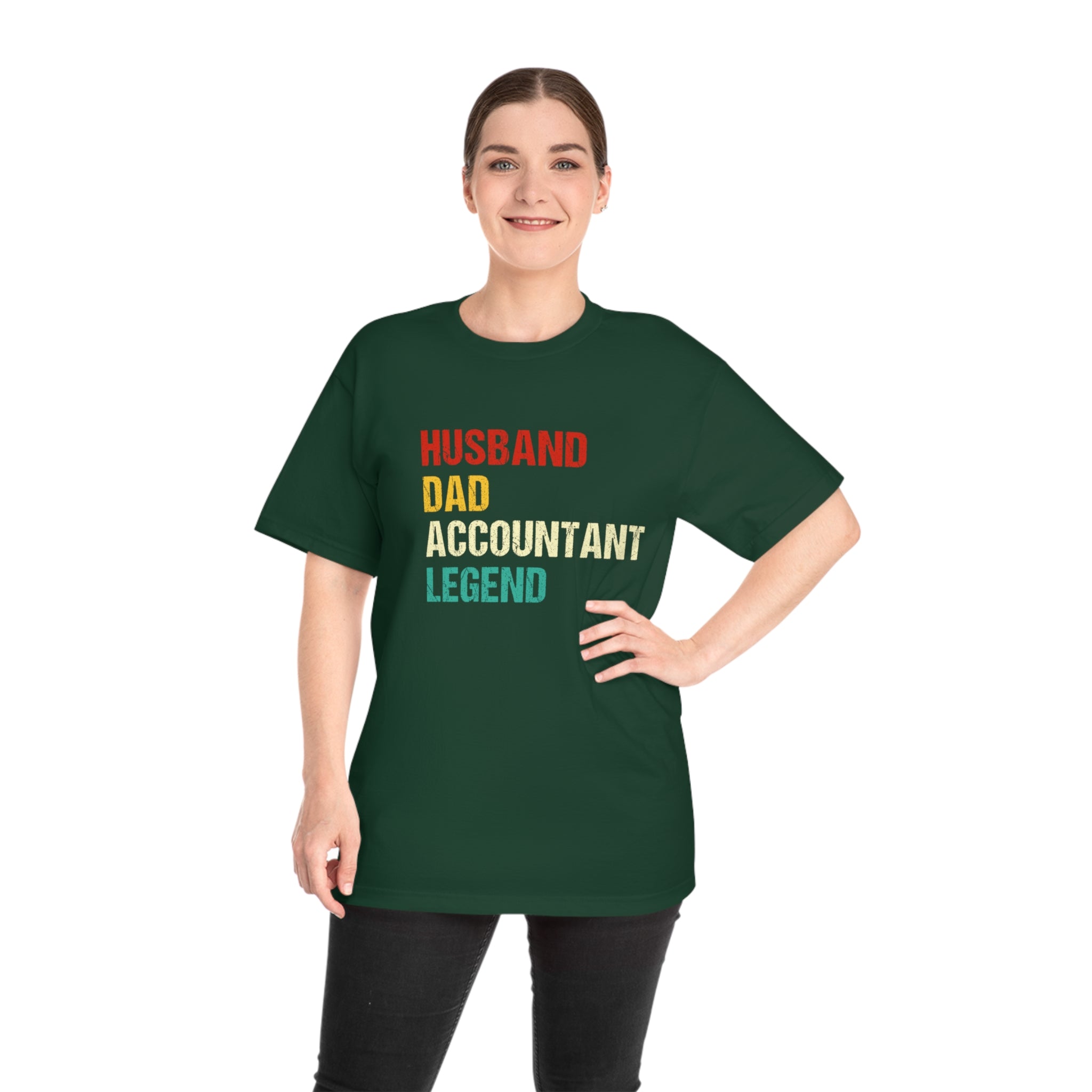 Husband, Dad and Vintage Accountant Legend Shirt - Retro Father's Day Gift Tee for Dad