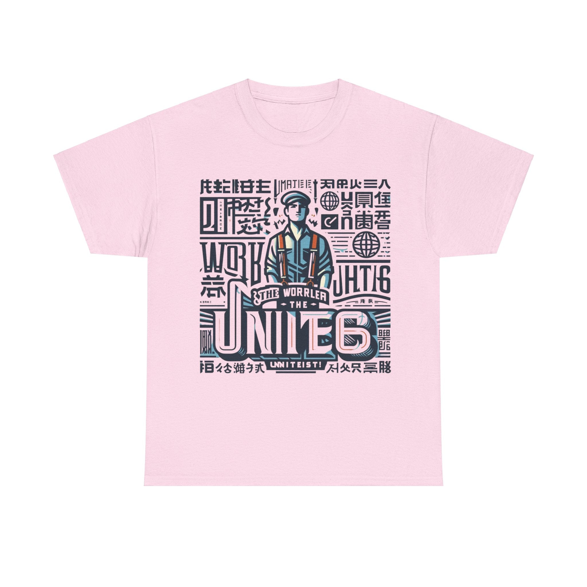 Workers of the World, Unite" Multilingual T-shirt | Solidarity Tee in Multiple Languages