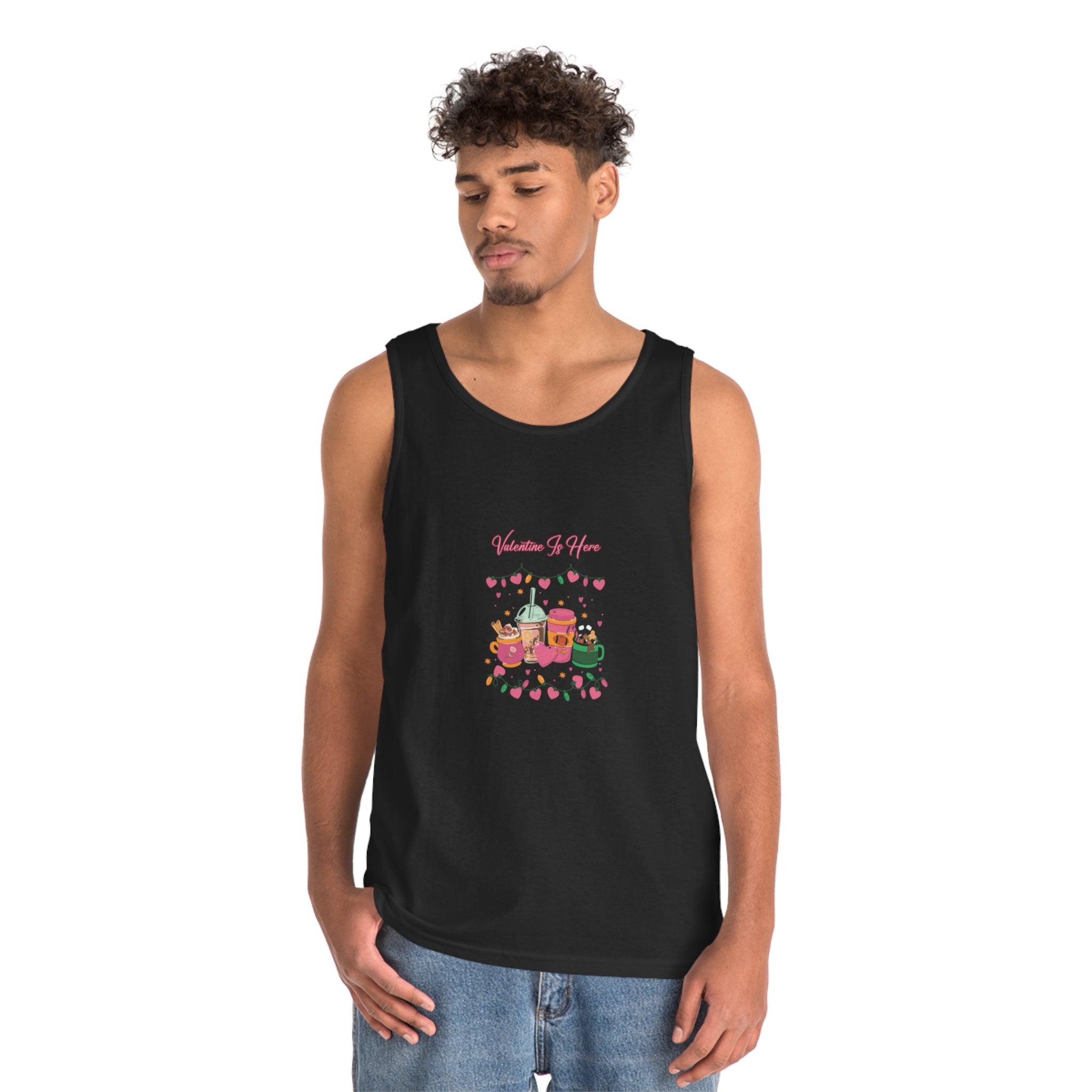 Valentine is Here Tank Top - Express Your Passion with Style